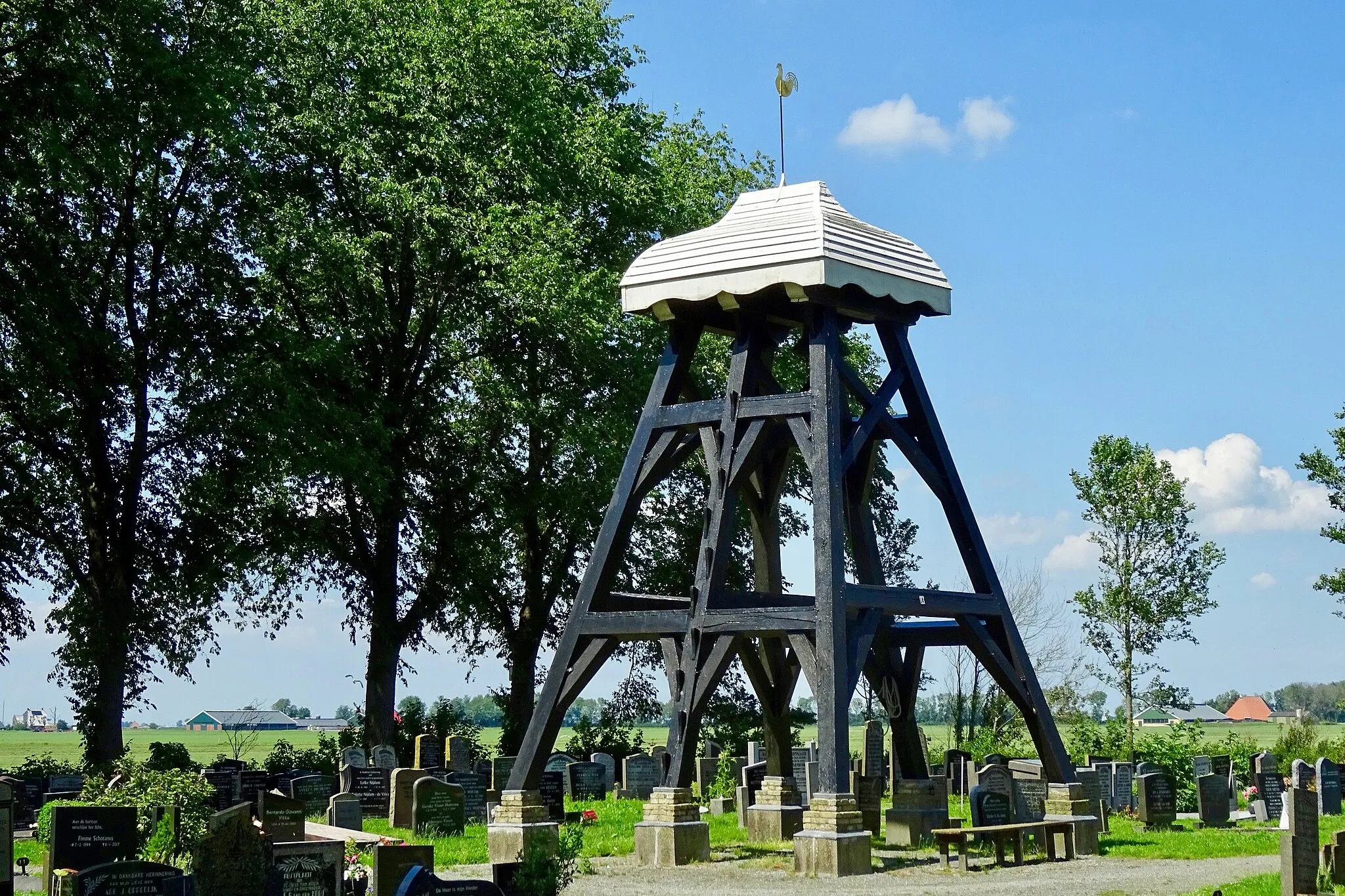 Photo showing: Klokkenstoel in Ypecolsga (Friesland)