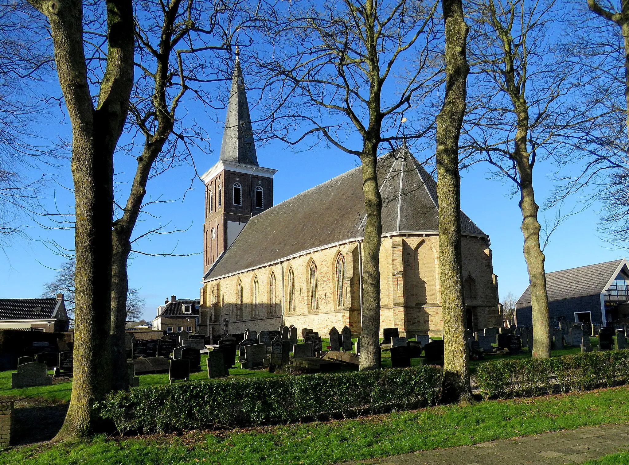 Photo showing: De Jacobitsjerke yn Wommels is de tsjerke fan de protestantske gemeente Wommels-Hidaard.