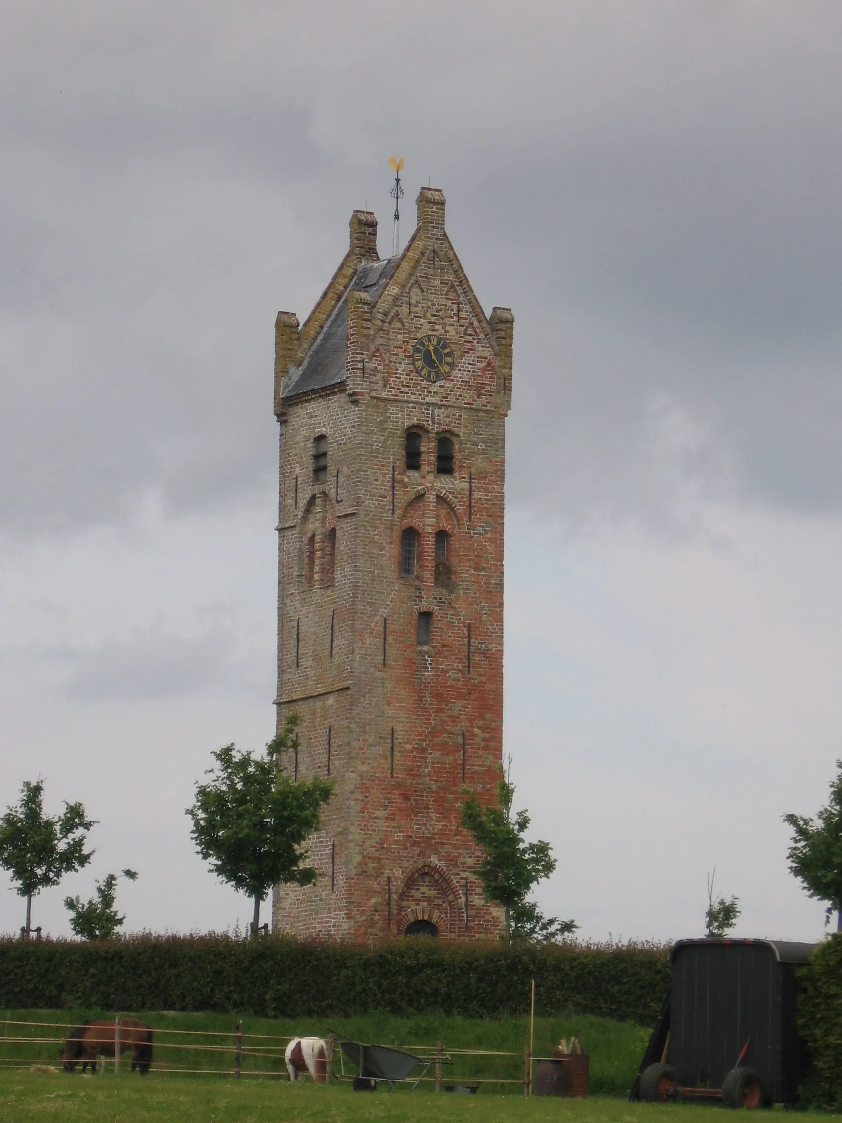 Photo showing: Church tower in Firdgum