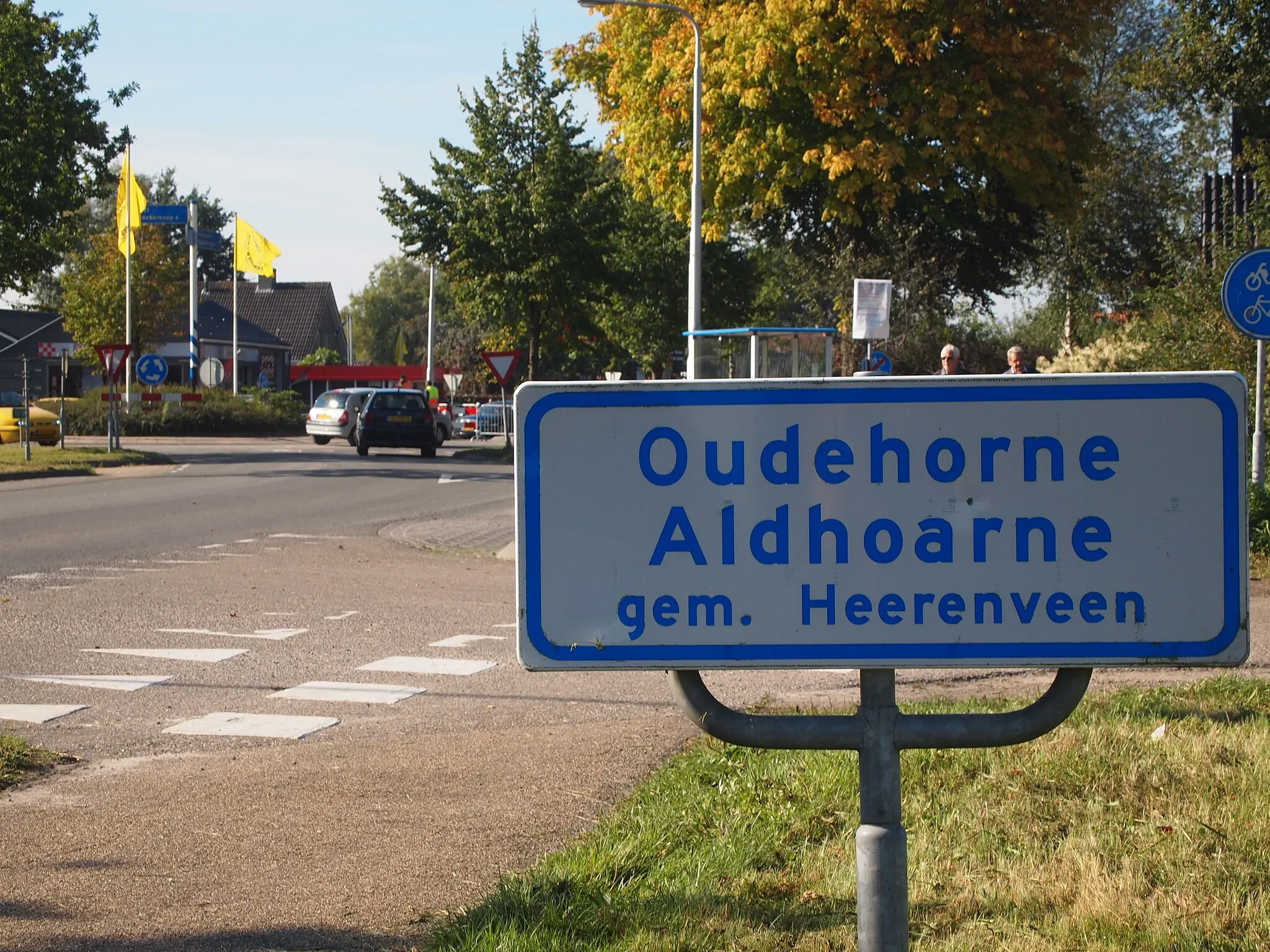 Photo showing: Plaatsnaambord Oudehorne