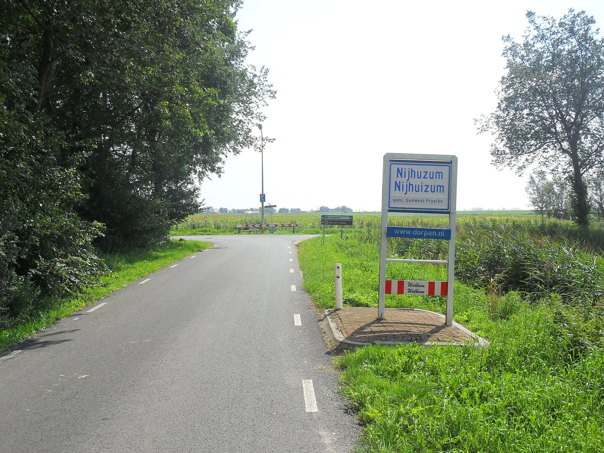 Photo showing: Road in Nijhuzum, SWF