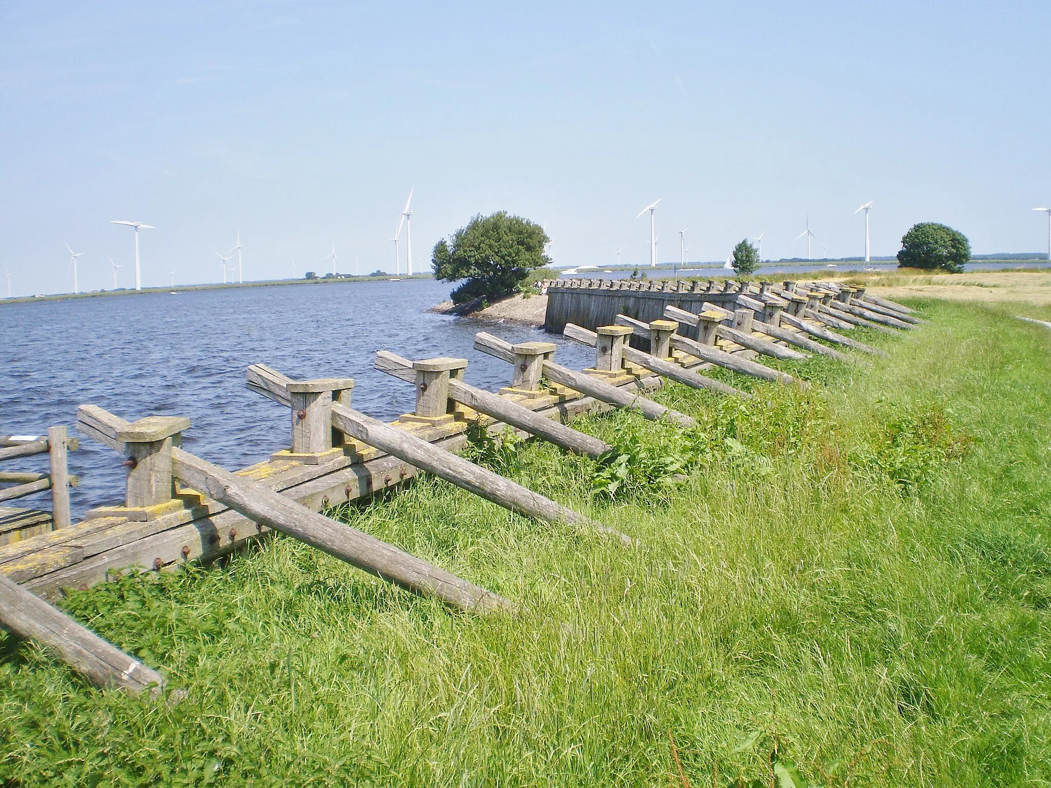 Photo showing: Palendijk richting Eemmeer