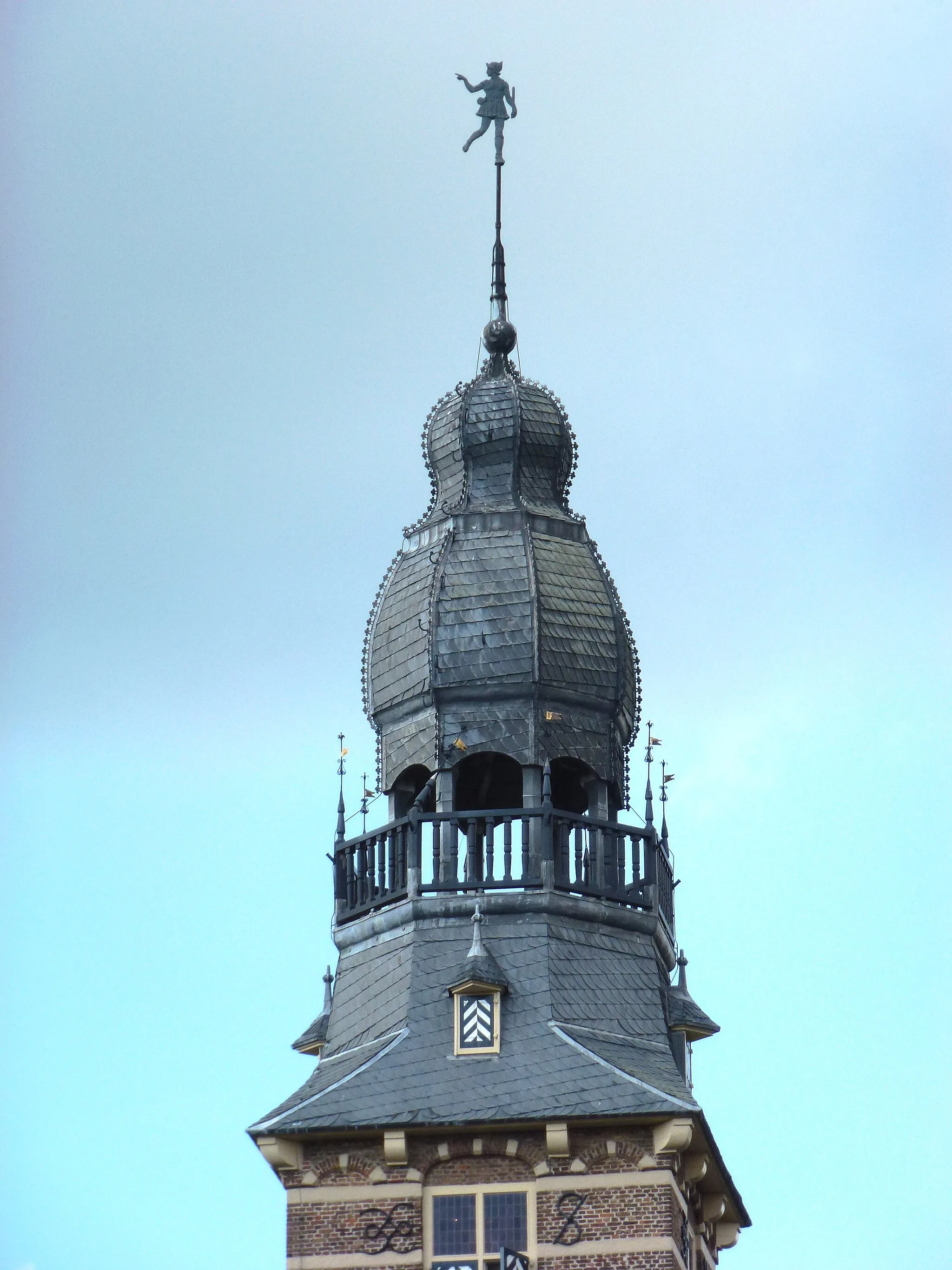 Photo showing: Kasteel Wijchen 14, de opmerkelijke torenspits
