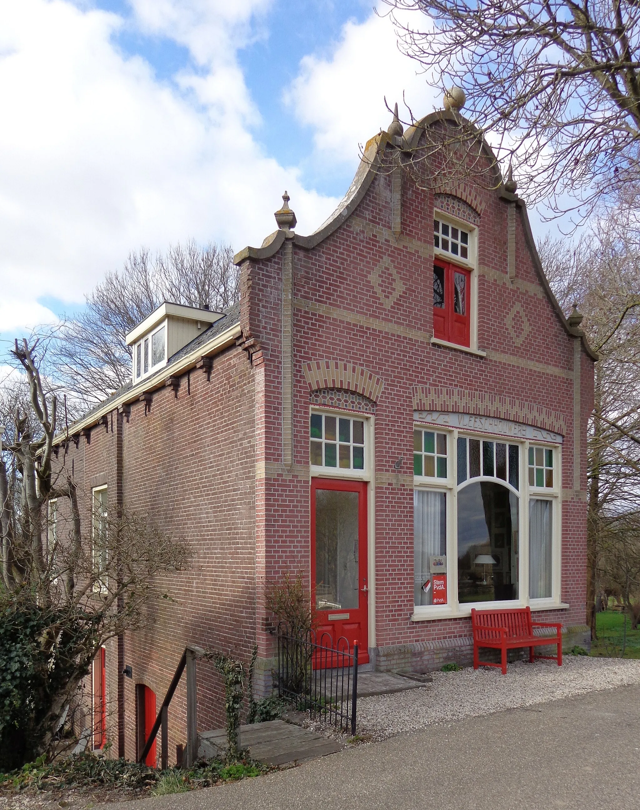Photo showing: Waaldijk 44 te Herwijnen