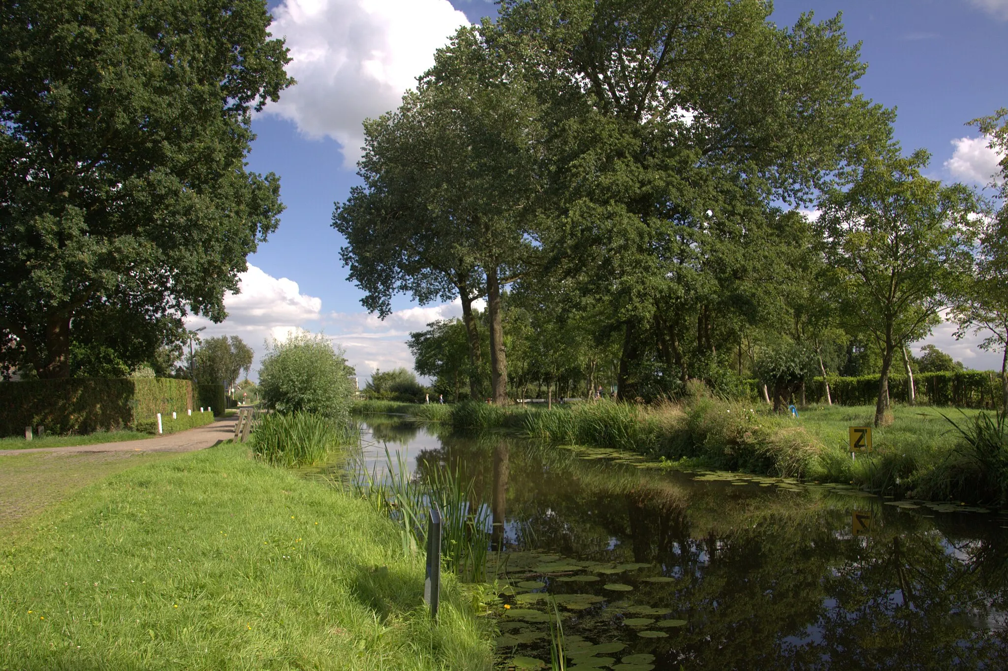 Photo showing: Riviertje de Huibert, een prachtig landschappelijk element in het zo mooie Vijfheerenlanden.