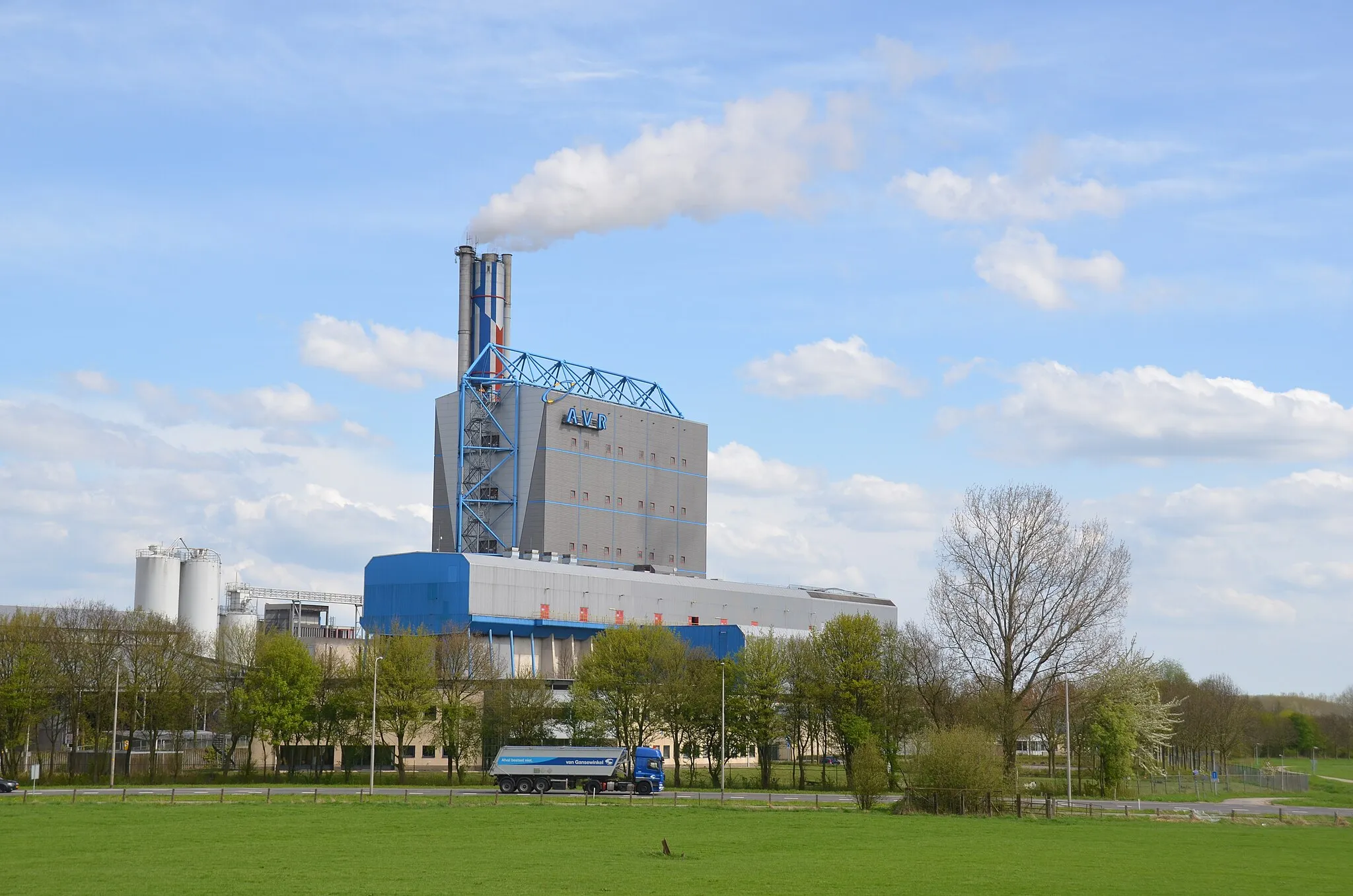 Photo showing: AVR-Afvalverwerking, rubbish incineration plant at Duiven / Westervoort