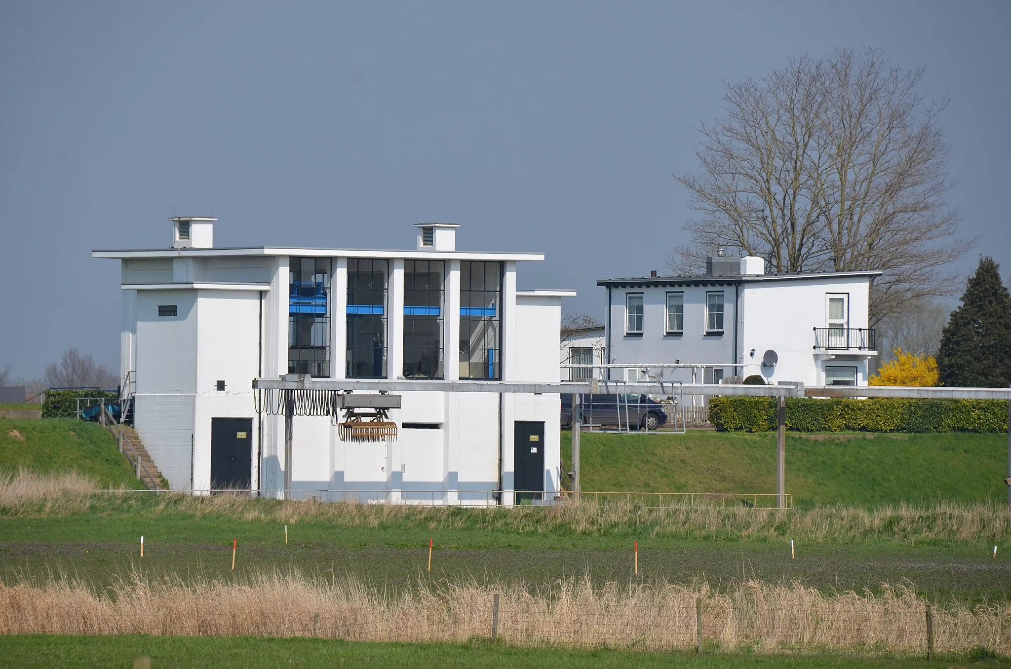 Photo showing: Waterpumping station to keep Holland dry