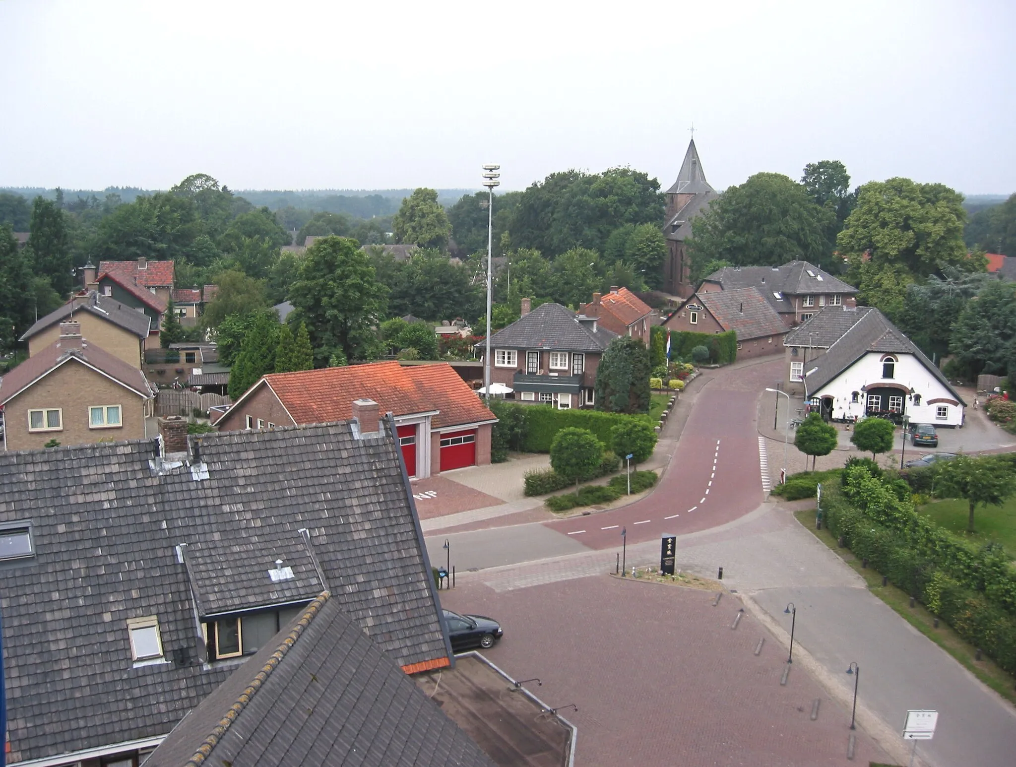 Photo showing: Zicht op een deel van Garderen gezien vanuit molen De Hoop