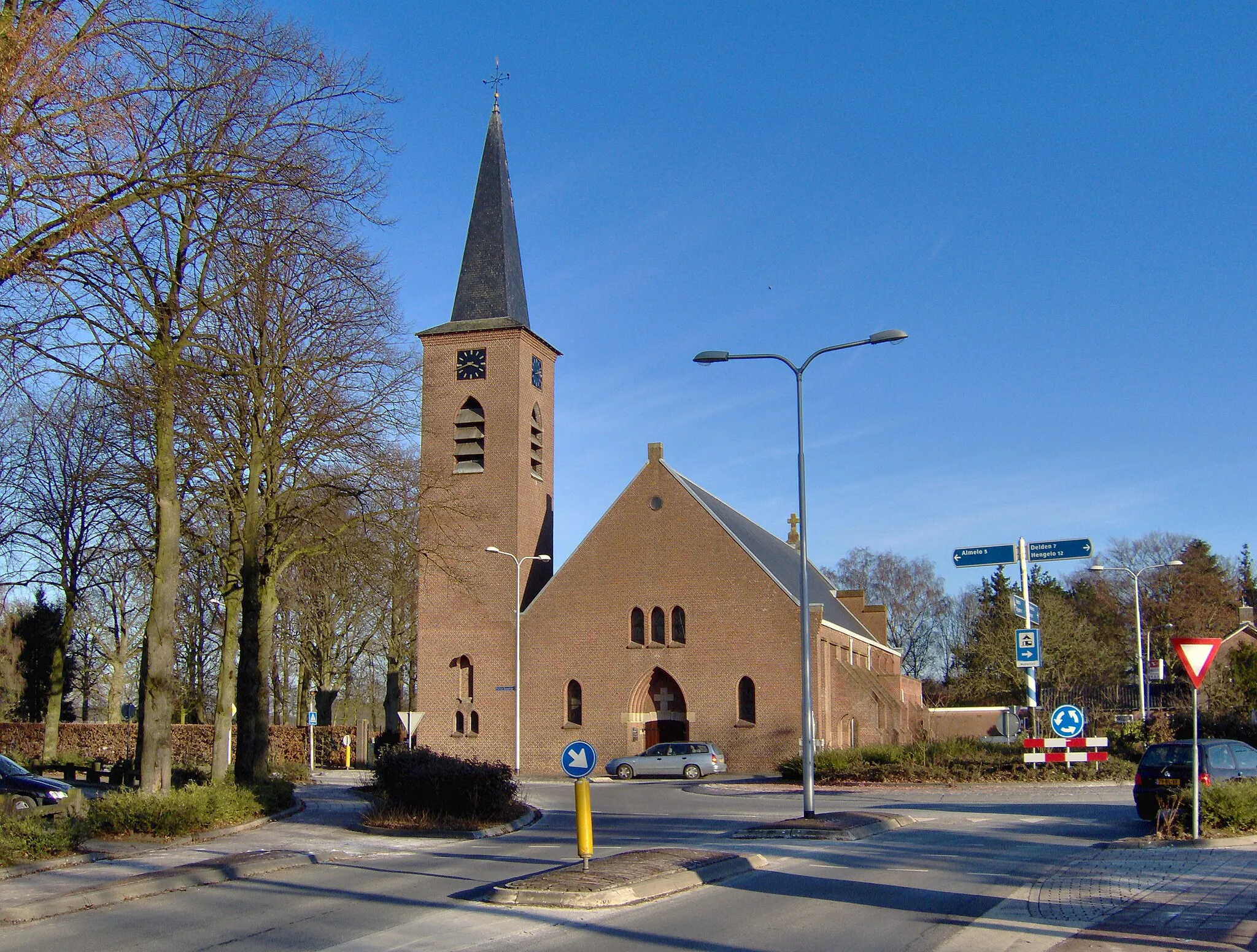 Photo showing: The roman catholic church Sint Stephanus in Bornerbroek, a village in the municipality of Almelo, in the province of Overijssel in the Netherlands