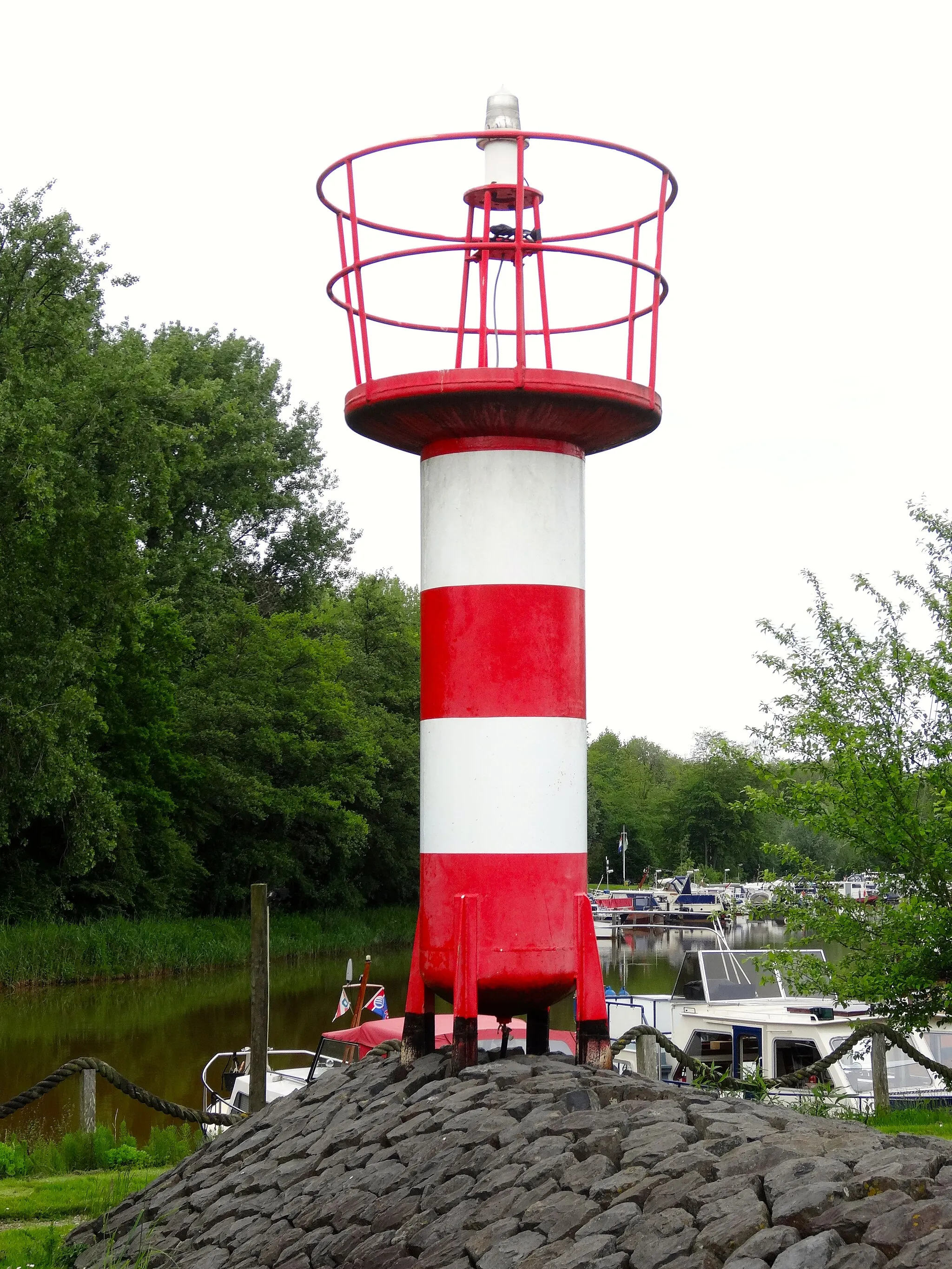 Photo showing: Het baken bij de Leemvaart in Kraggenburg