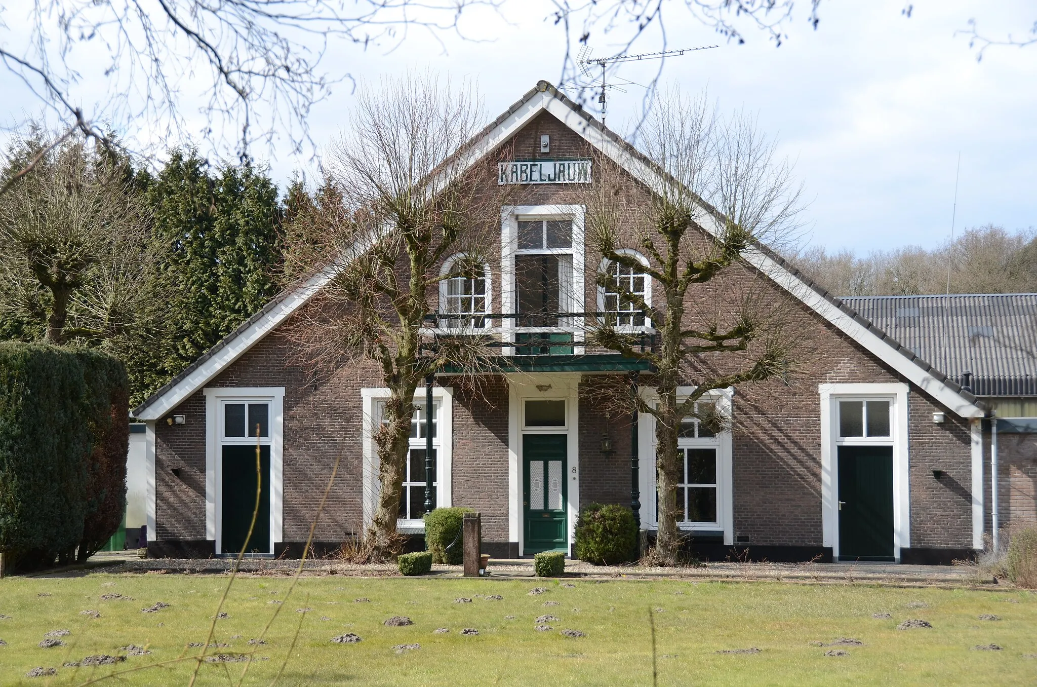 Photo showing: A traditional Dutch farm, called Kabeljauw (a sea fish) near the Doorwerth park