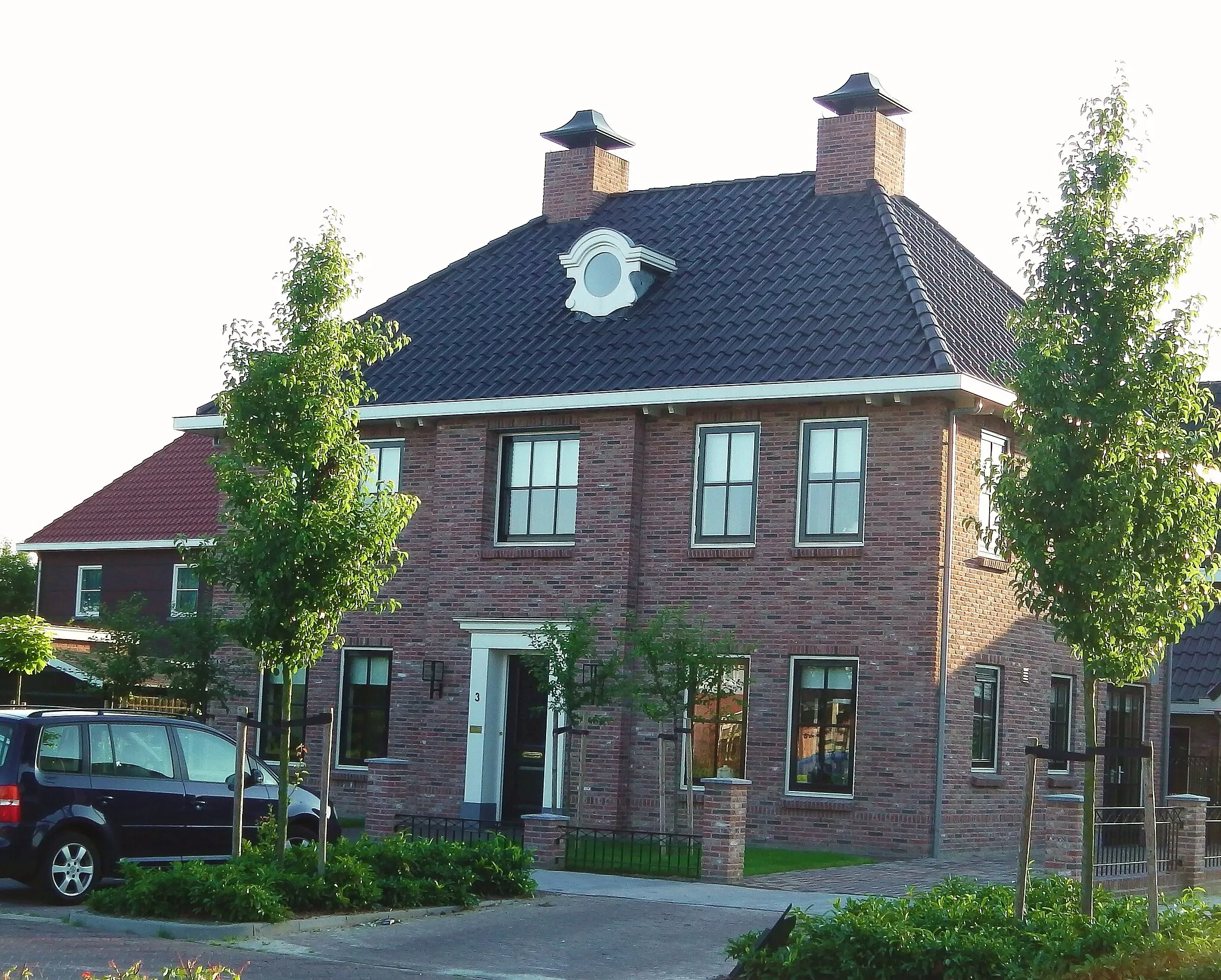 Photo showing: Huis gebouwd in oude stijl gelegen in de nieuwbouwwijk de Tabaksteeg in Leusden