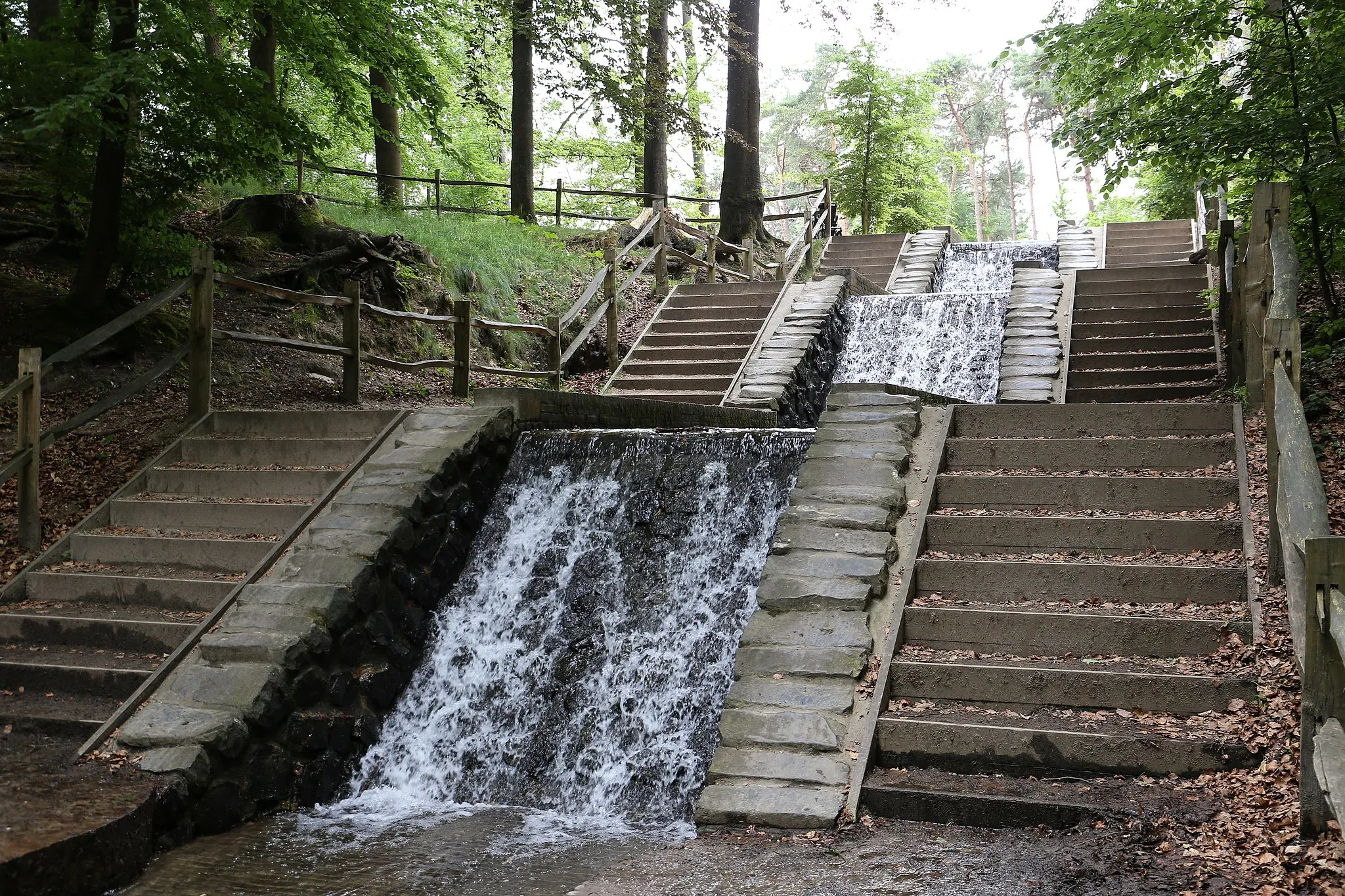 Photo showing: De grote waterval van de watervallen van de Vrijenberger Spreng