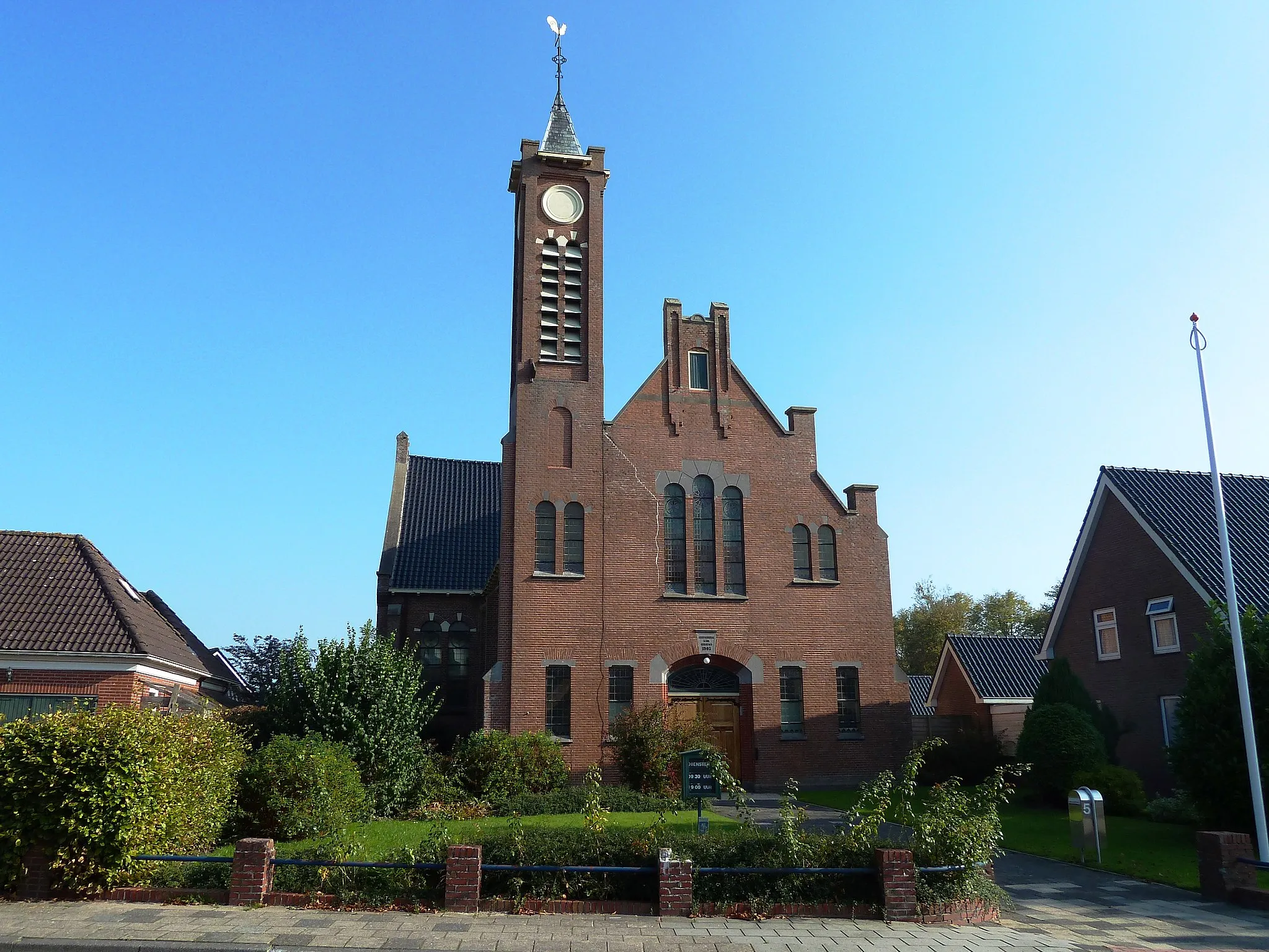 Photo showing: Gereformeerde kerk uit 1905 in het Groningse dorp Spijk.