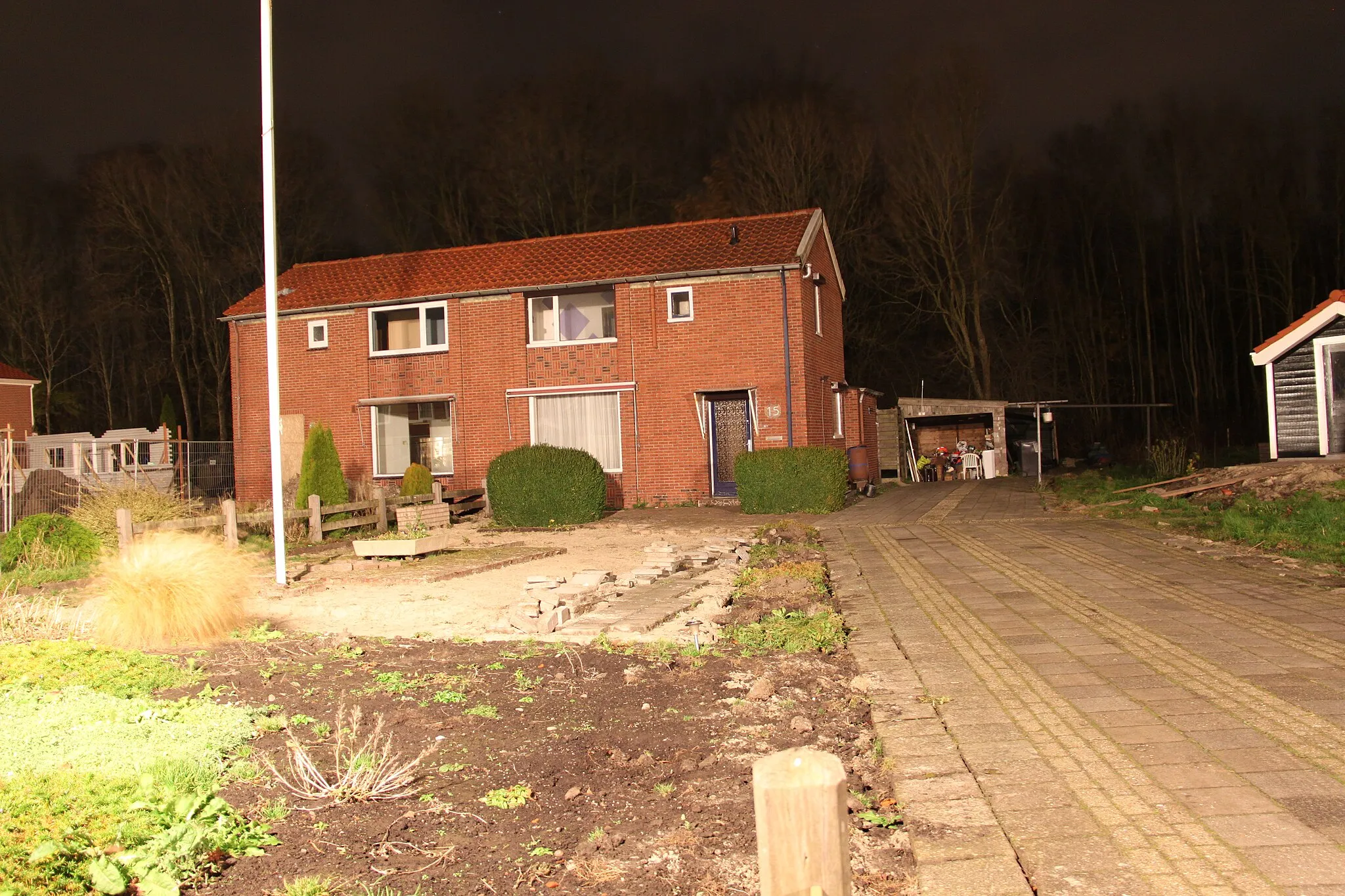 Photo showing: Een huis in Ganzedijk, Oldambt, Groningen