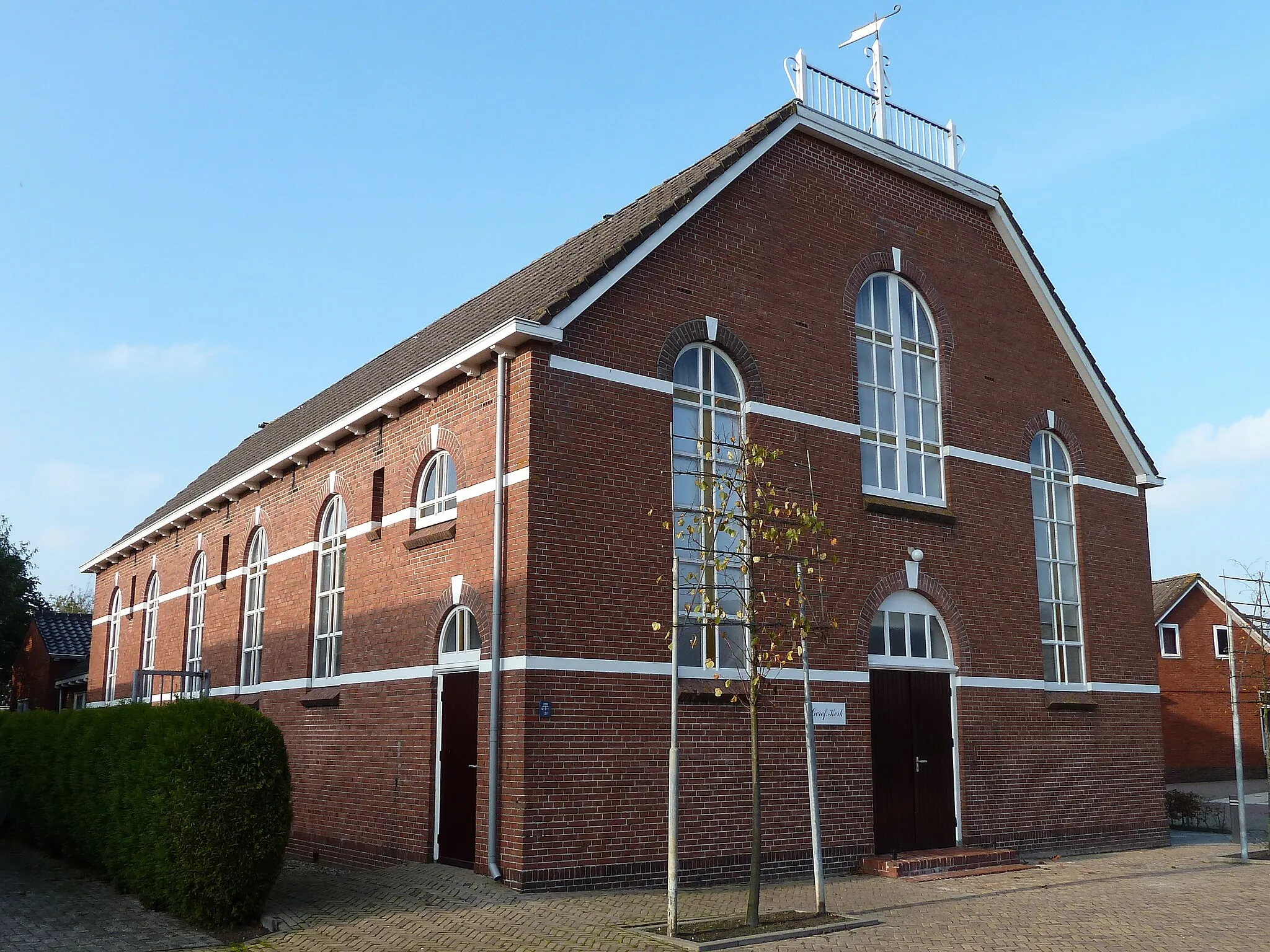 Photo showing: Gereformeerde kerk van Kommerzijl uit 1913.