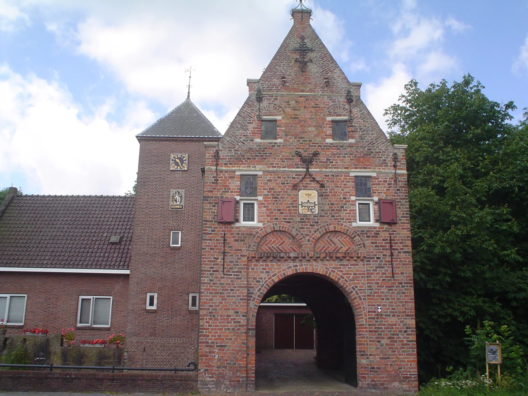 Photo showing: Asingaborg in Middelstum, province Groningen (The Netherlands)