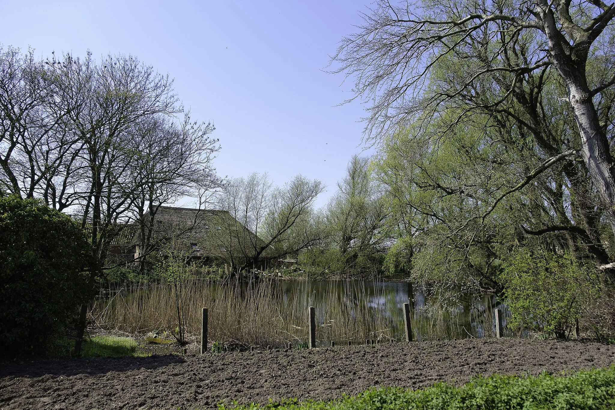 Photo showing: Oude kolk bij het gehucht Kaakhorn onder Westernieland