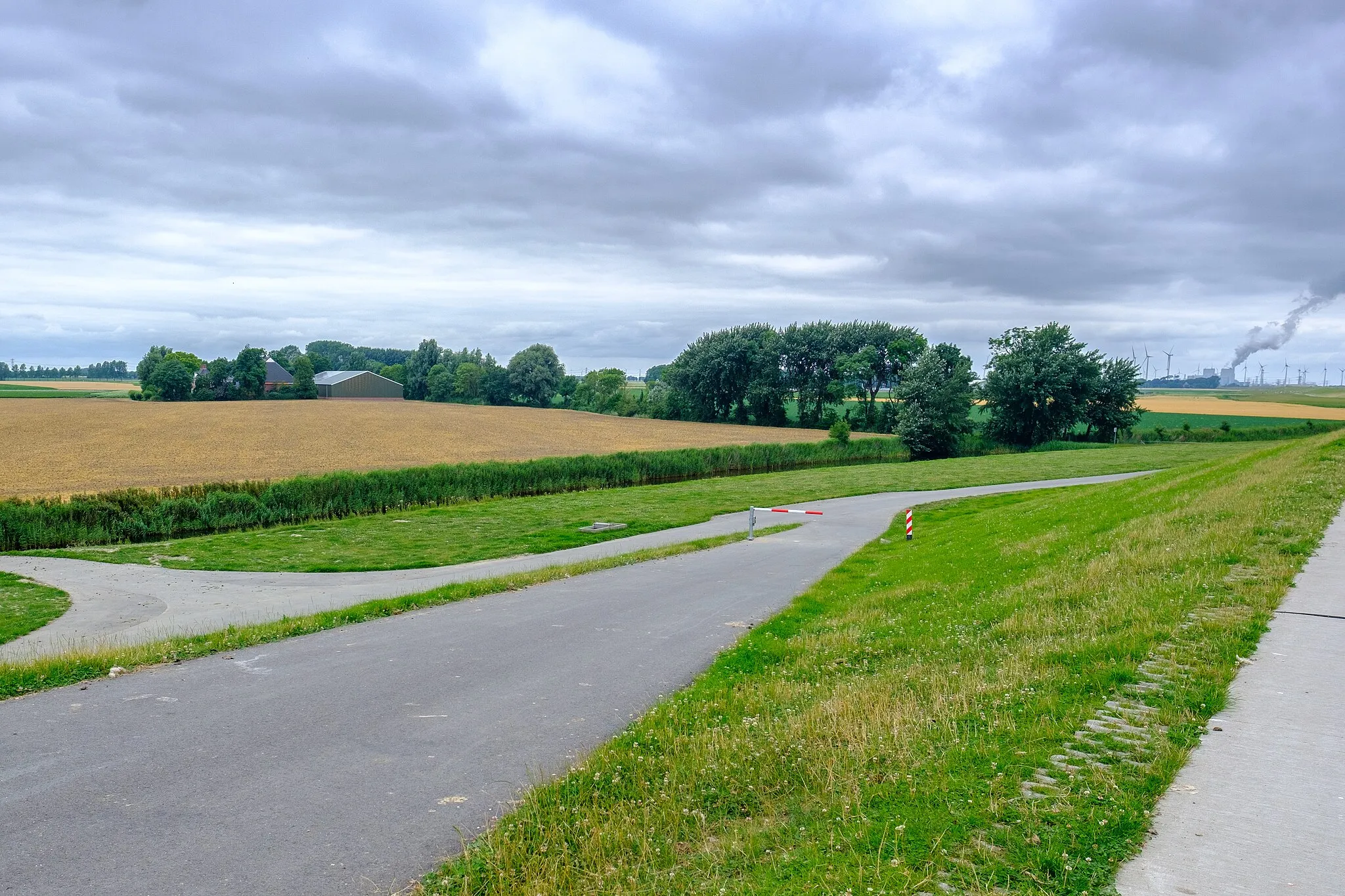 Photo showing: De wierde Klein Wierum vanuit het zuiden gezien