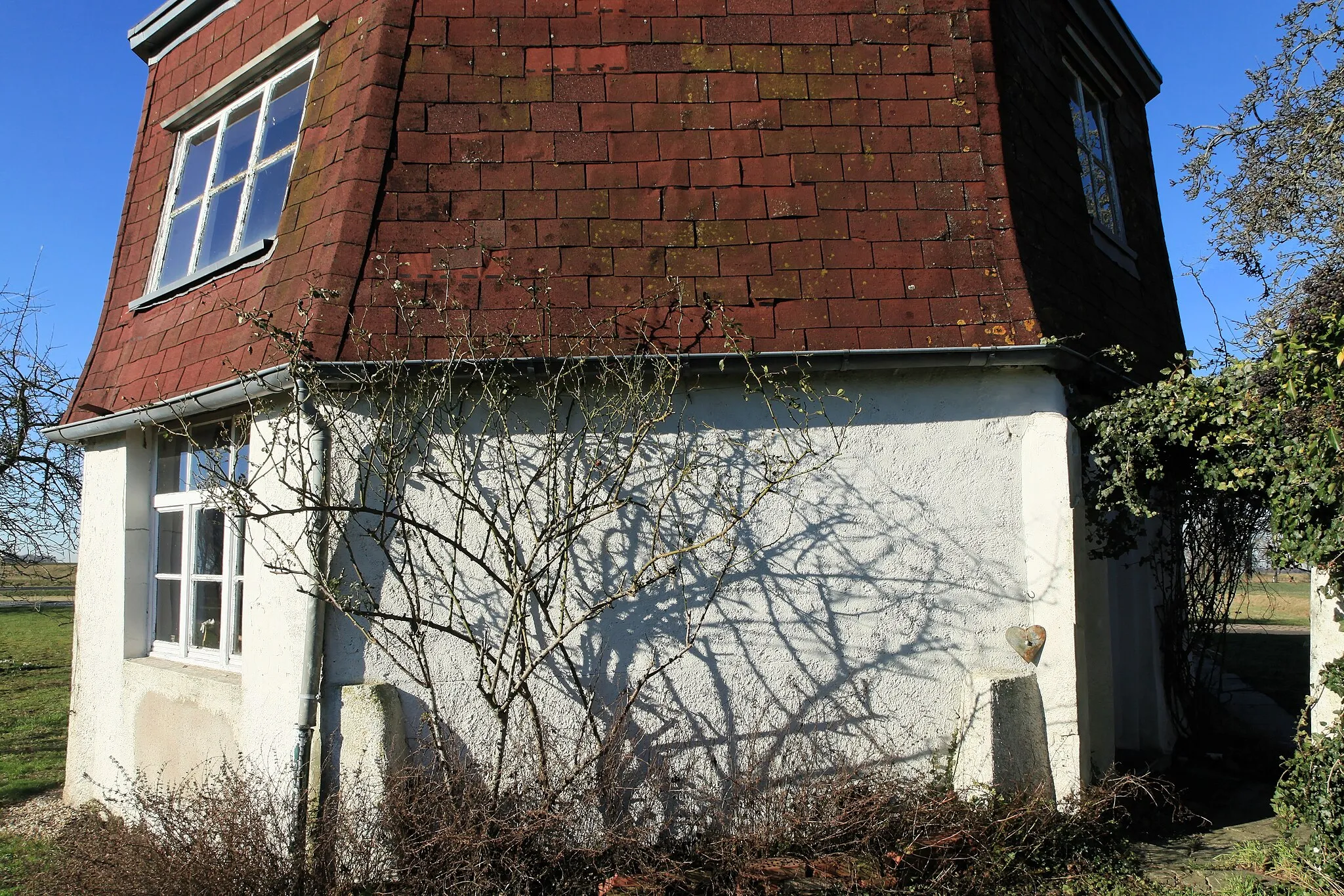 Photo showing: Wasserschöpfmühle, Altes Schöpfwerk in Bunde (Germany)