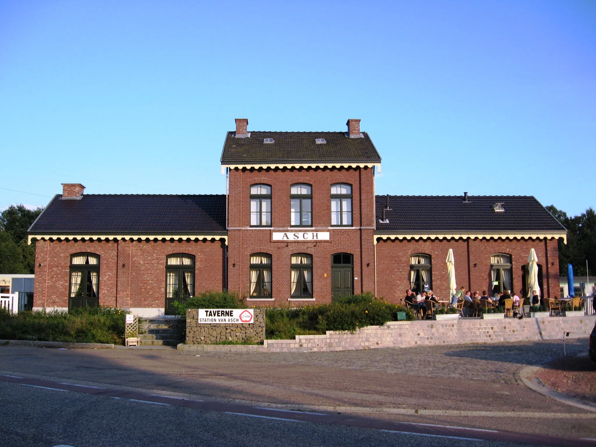 Photo showing: Former train station of As, Limburg, Belgium