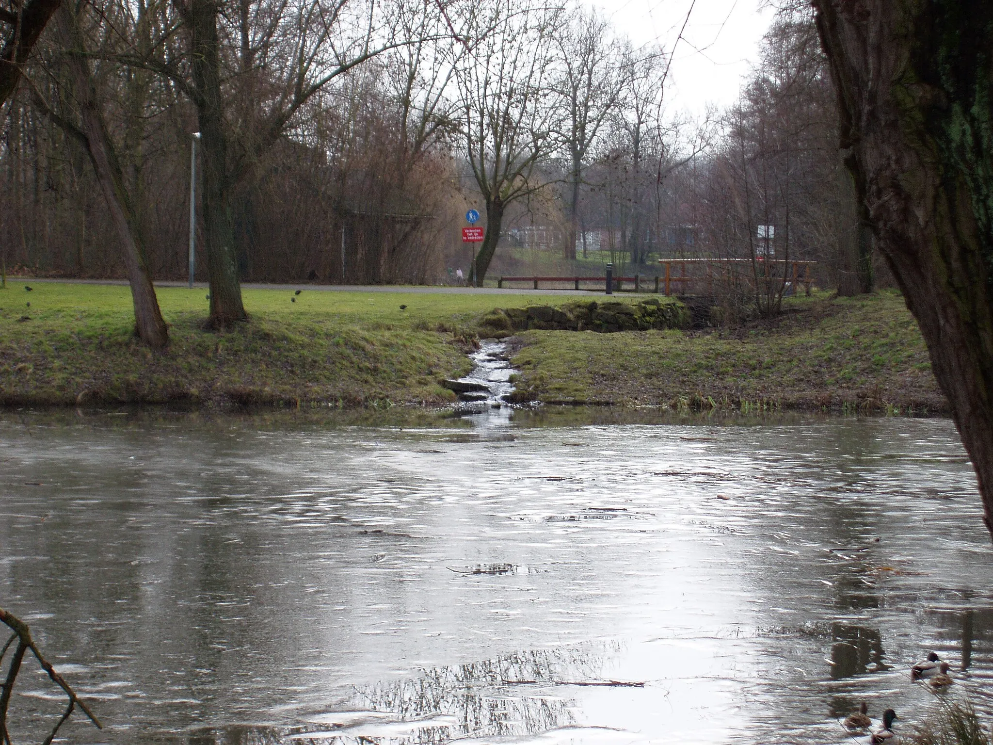 Photo showing: Watersupply for the watermill Voerendaalse Molen, Voerendaal, Limburg, Netherlands