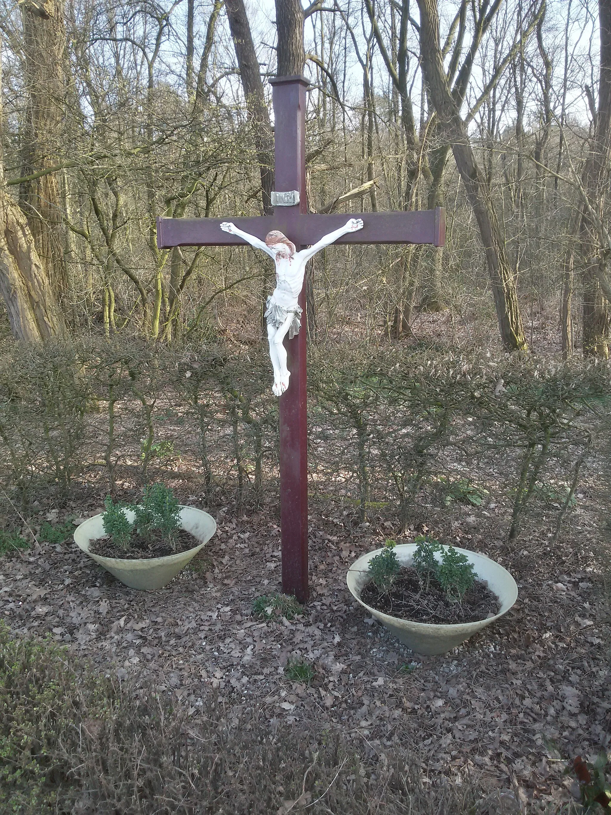 Photo showing: Veldkruis aan de Grote Achter Kockerseweg in Boekend