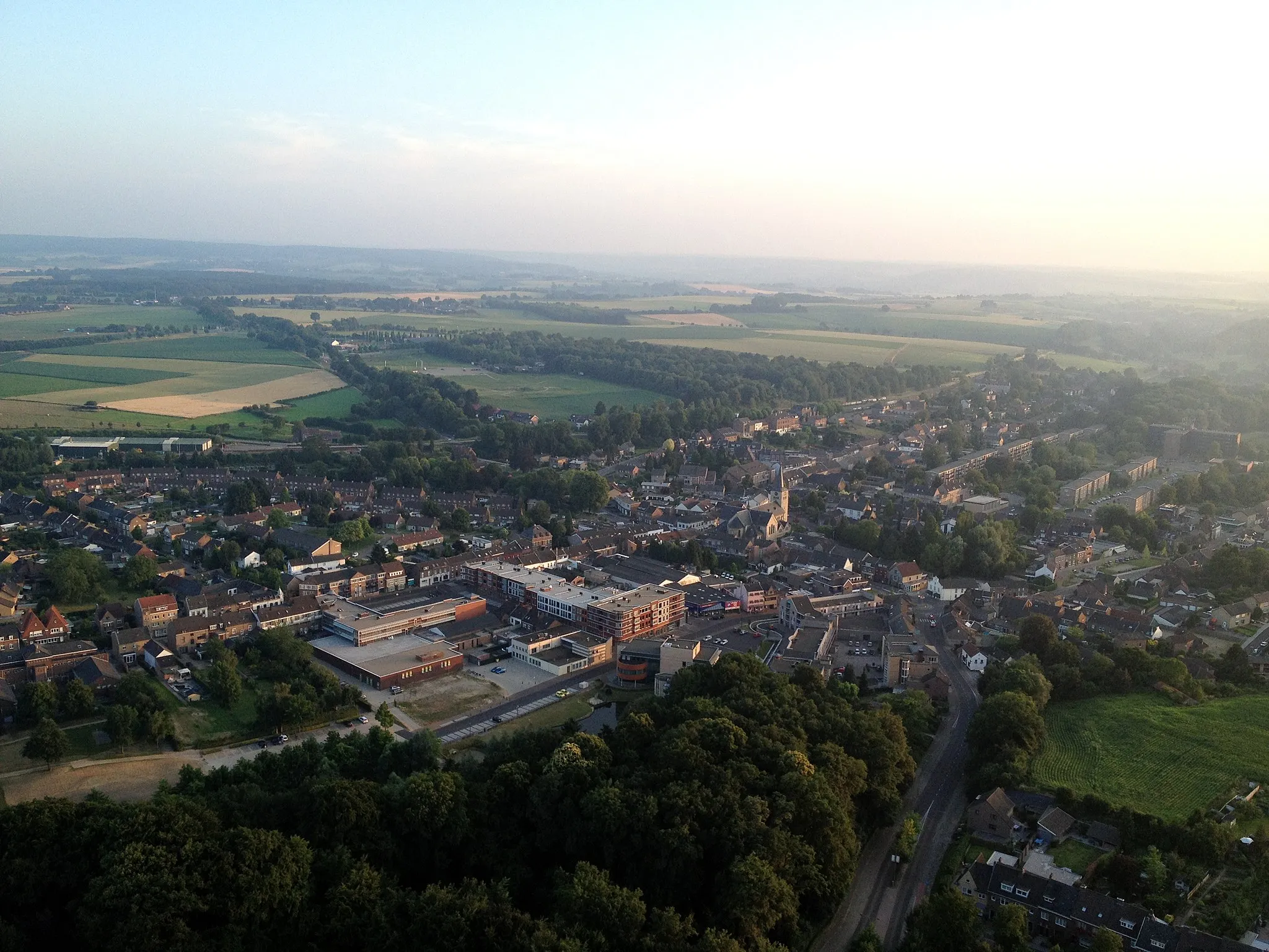 Photo showing: Aerial view of Simpelveld, Netherlands