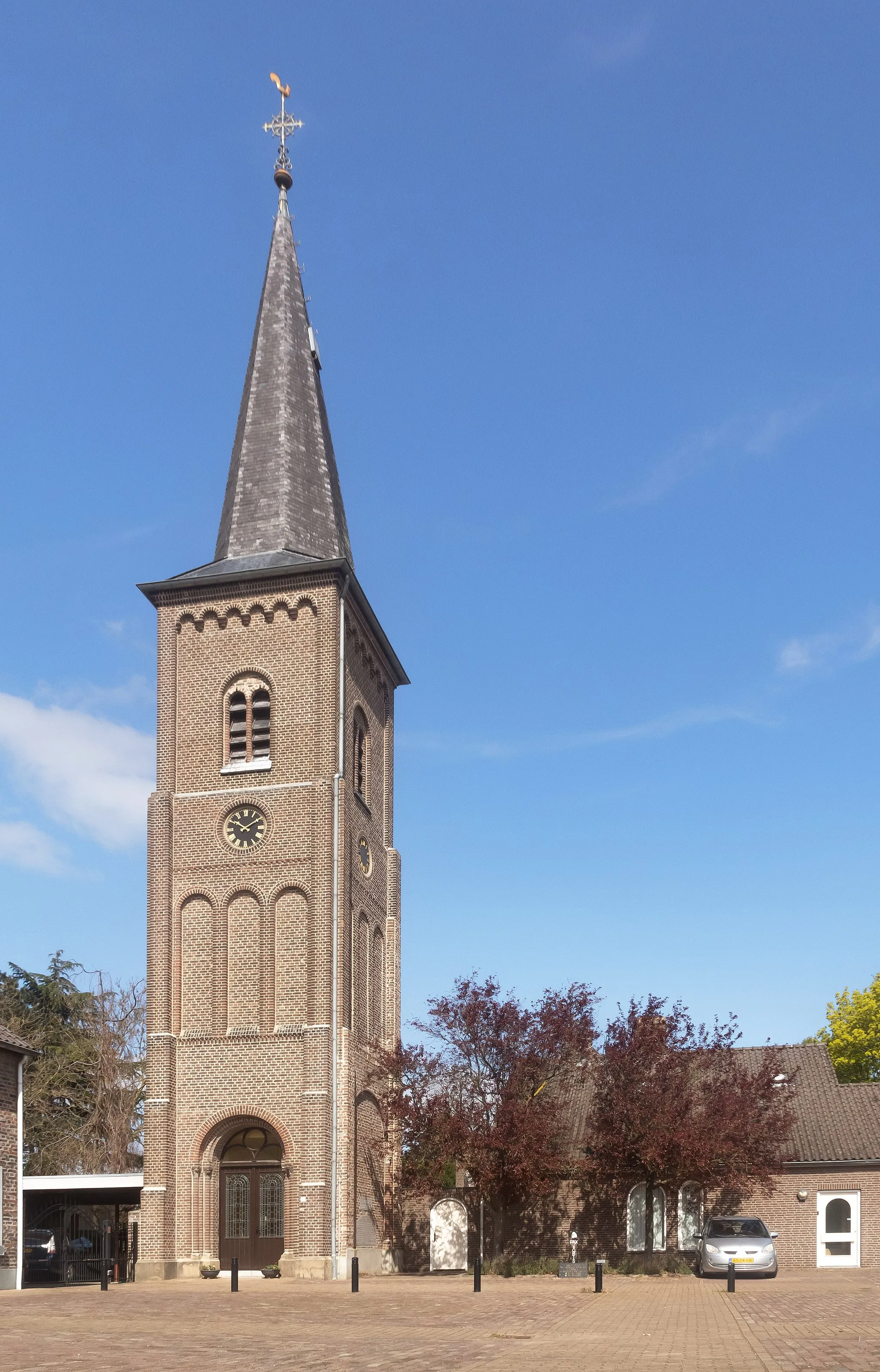 Photo showing: Obbicht, churchtower of the Sint-Willibrorduskerk