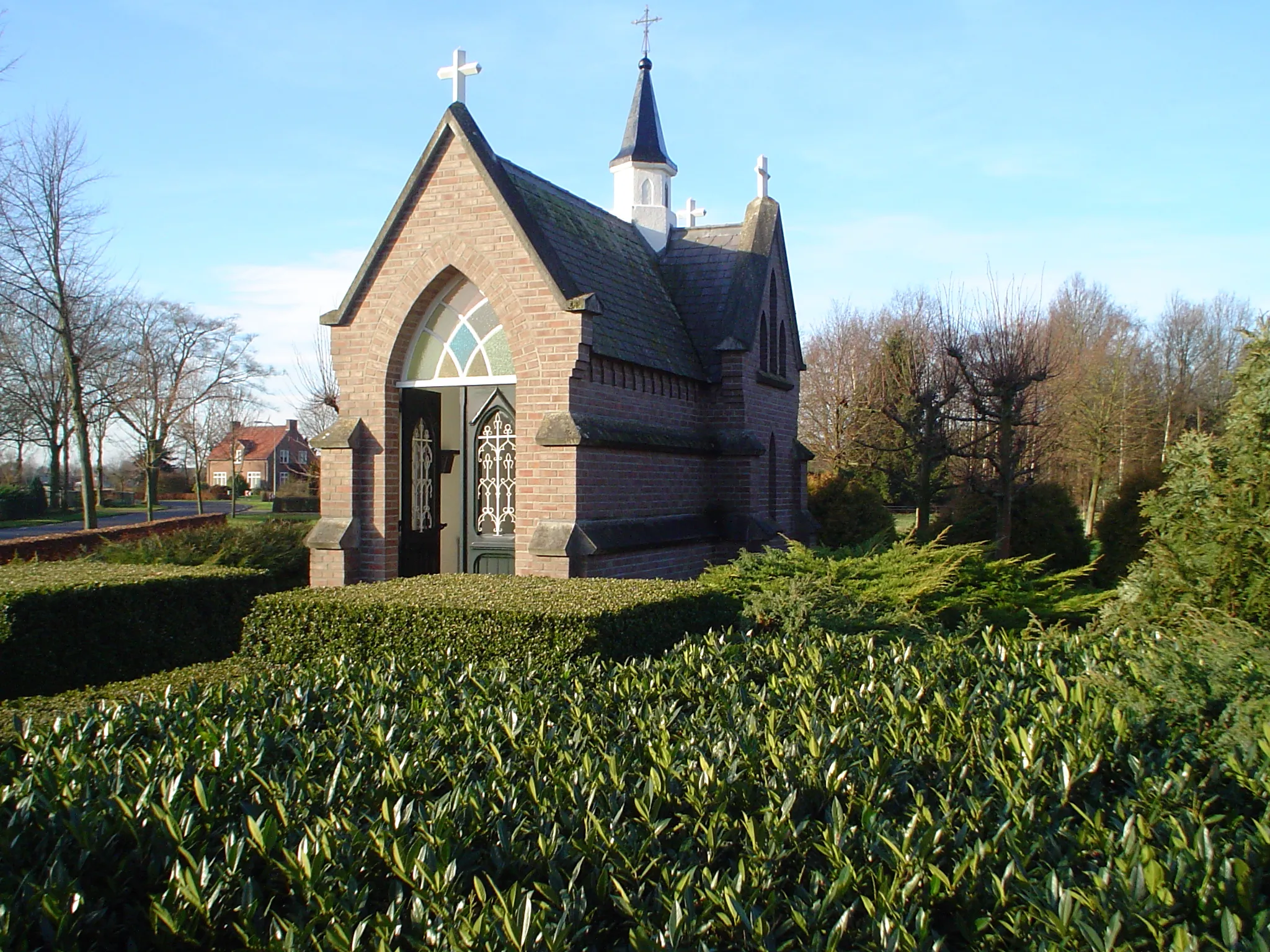 Photo showing: The chapel of the hamlet Boeket, near the dutch village of Nederweert.