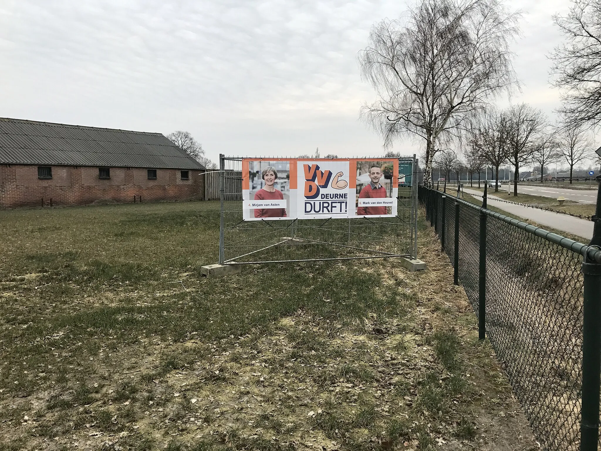 Photo showing: Poster gemeenteraadsverkiezing 2018 Deurne aan de Bakelseweg