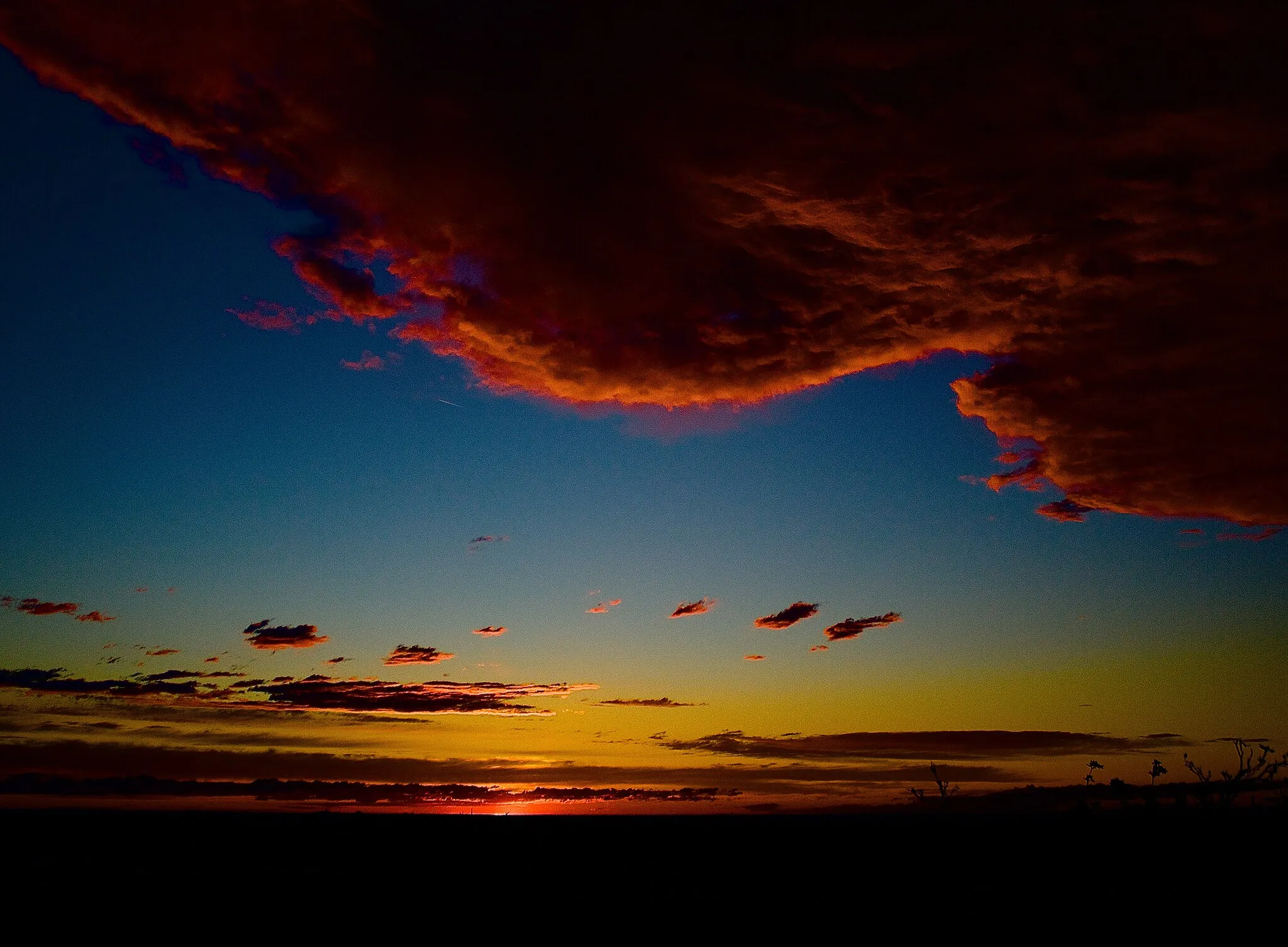 Photo showing: Sonnenuntergang.