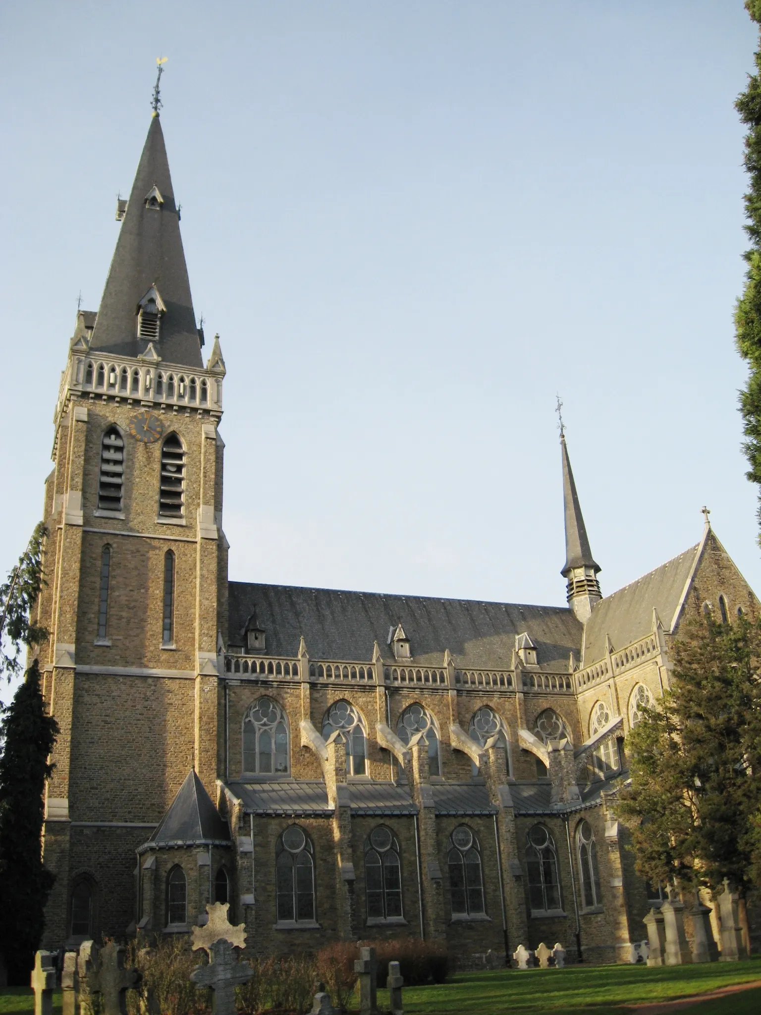 Photo showing: Church of Saint Hubert in Aubel, Liège, Belgium