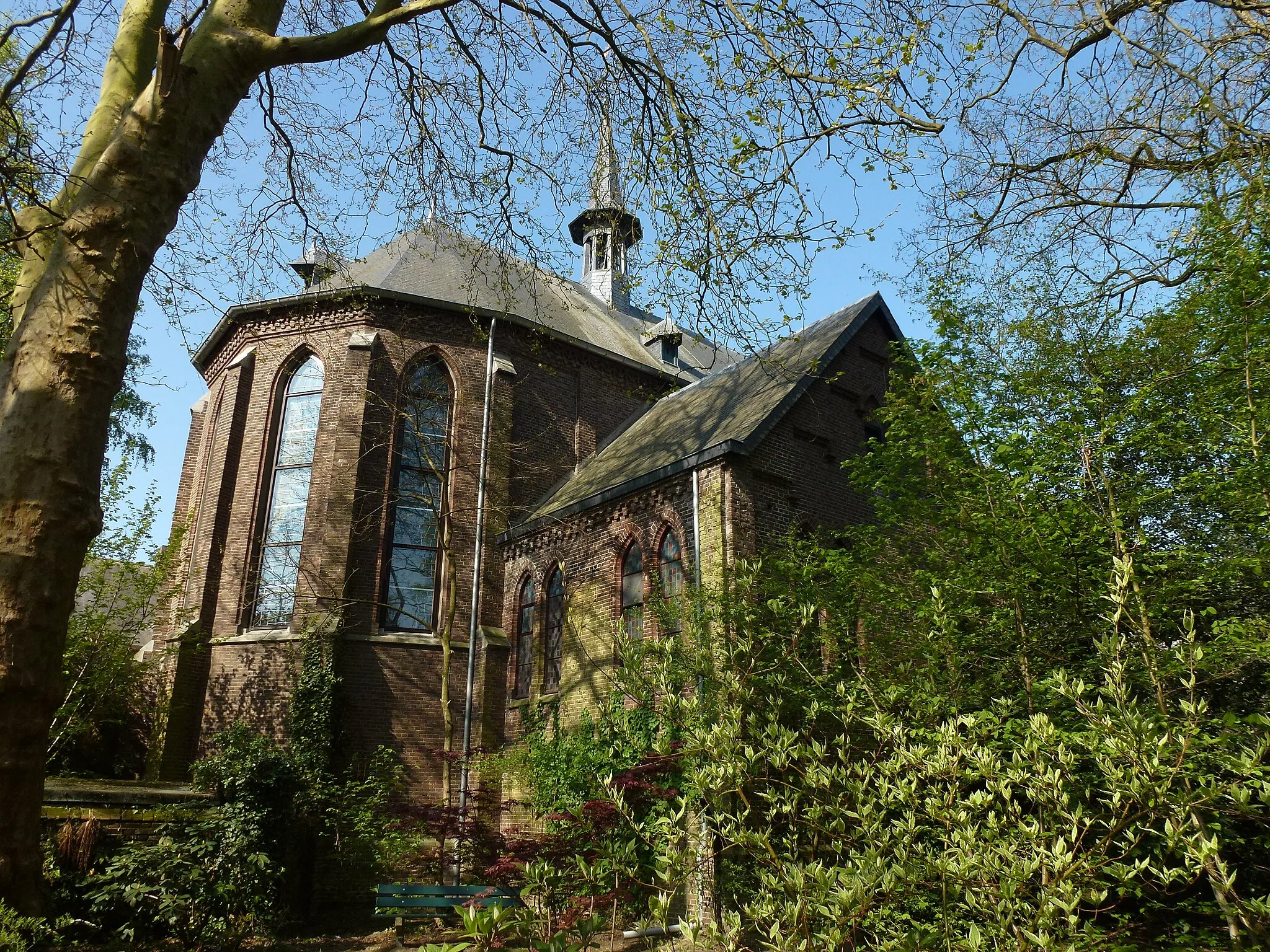 Photo showing: Abdij Lilbosch (Echt-Susteren) kerk exterieur priesterkoor