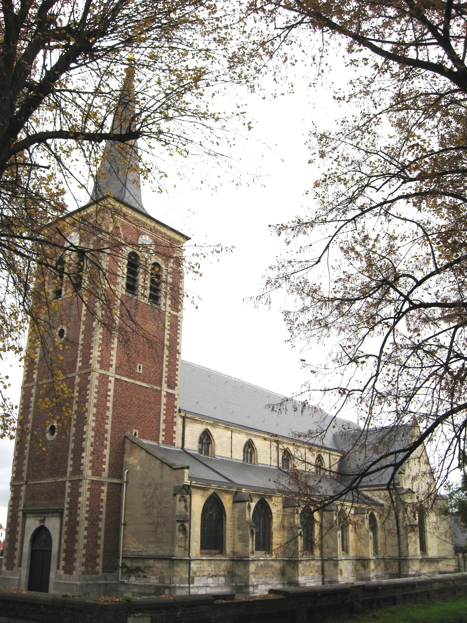 Photo showing: Church of Saint Lambert in Neeroeteren, Maaseik, Limburg, Belgium