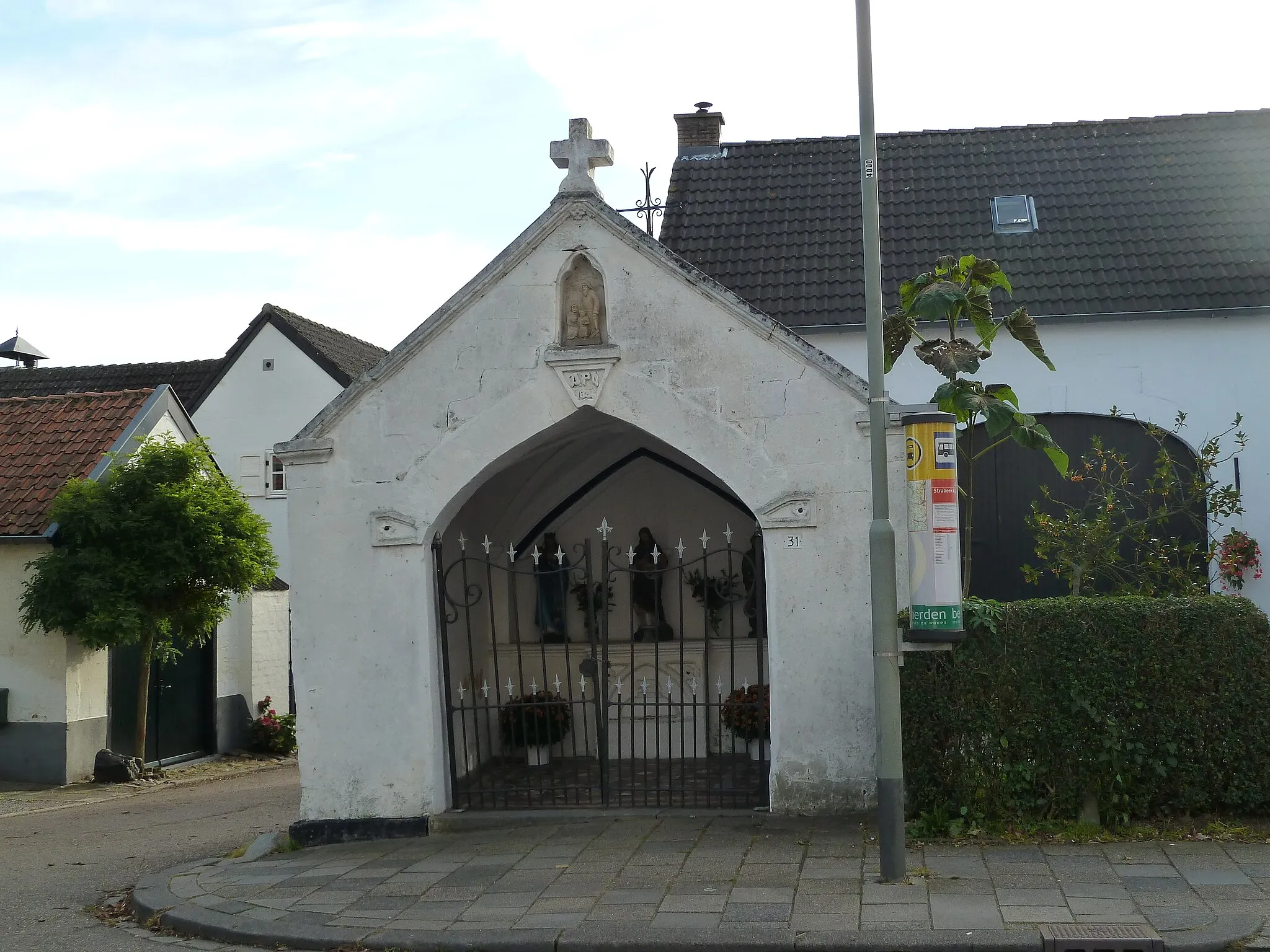 Photo showing: Chapel at crossing Klaterstraat-Sint Gerlach, Valkenburg, Limburg, the Netherlands