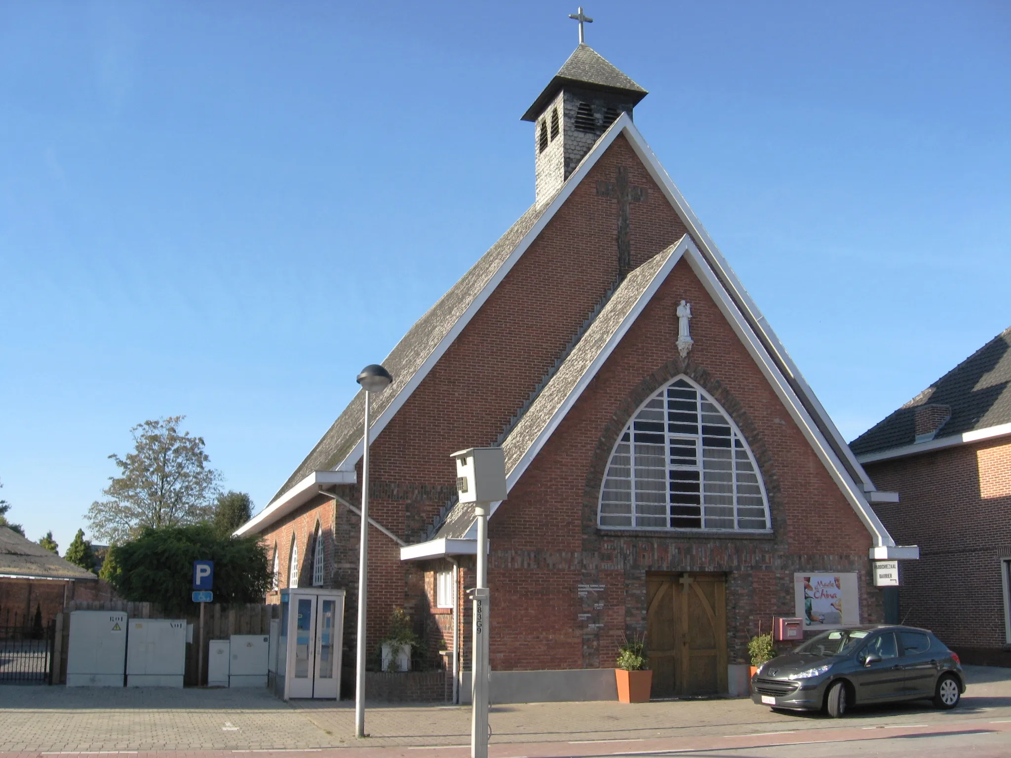 Photo showing: Church of Saint Anthony in Lommel (Barrier), Limburg, Belgium