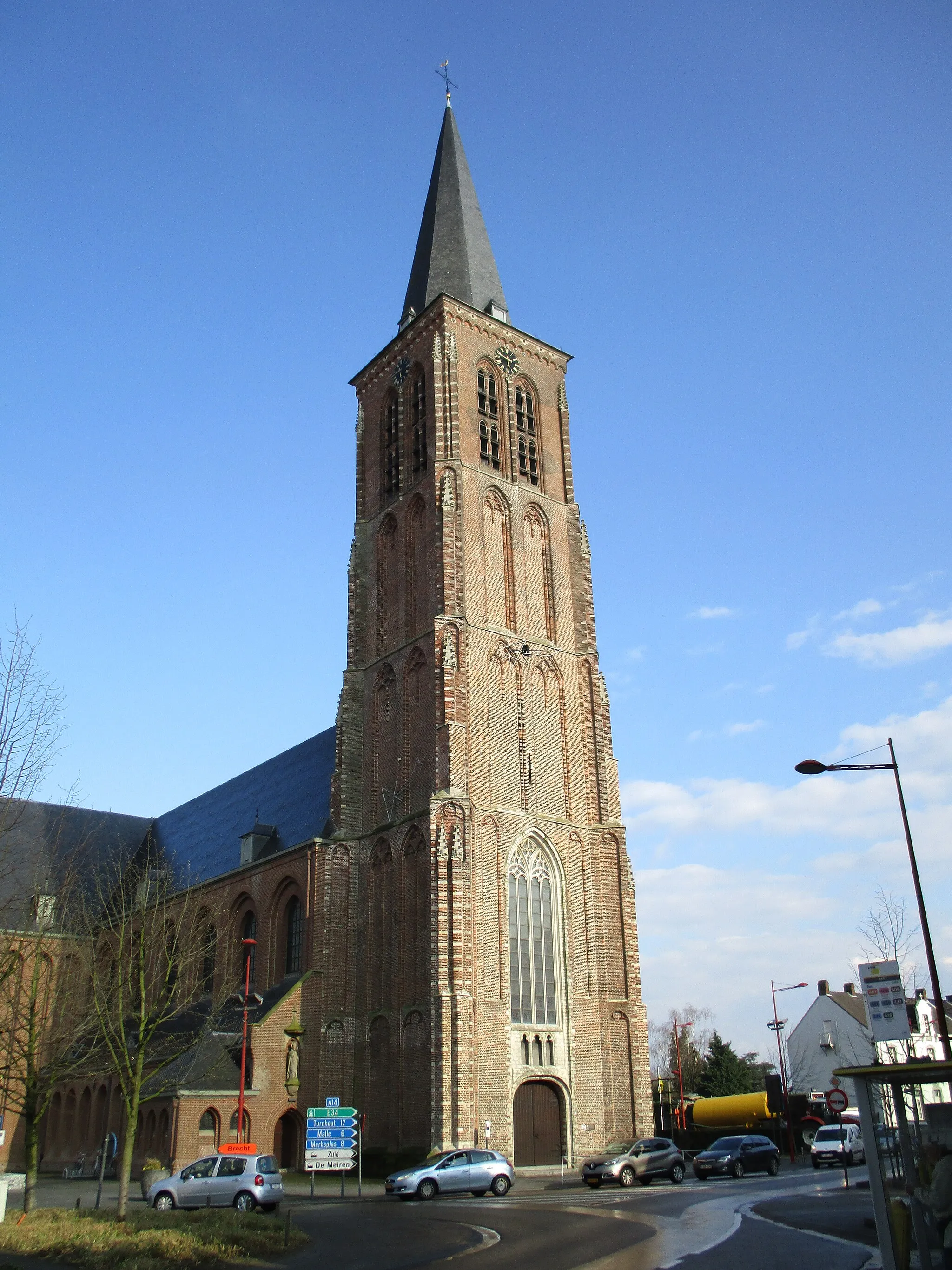 Photo showing: Toren van de Sint-Willibrorduskerk, Dorp 1, Rijkevorsel