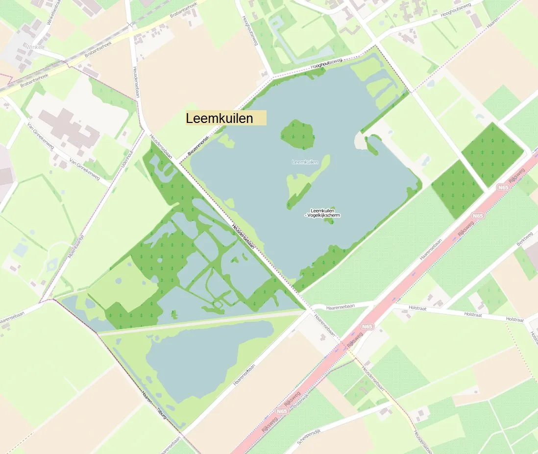 Photo showing: Kaart natuurgebied Leemkuilen