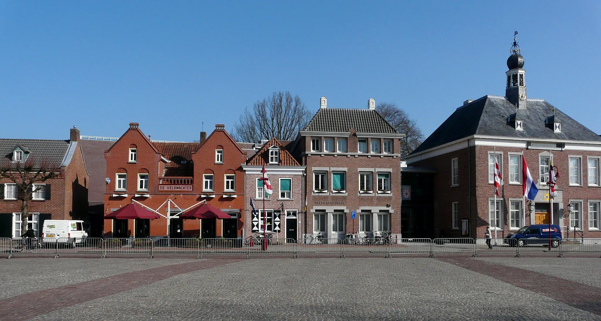 Photo showing: Zicht op een deel van de straat het Ridderplein in het centrum van Gemert