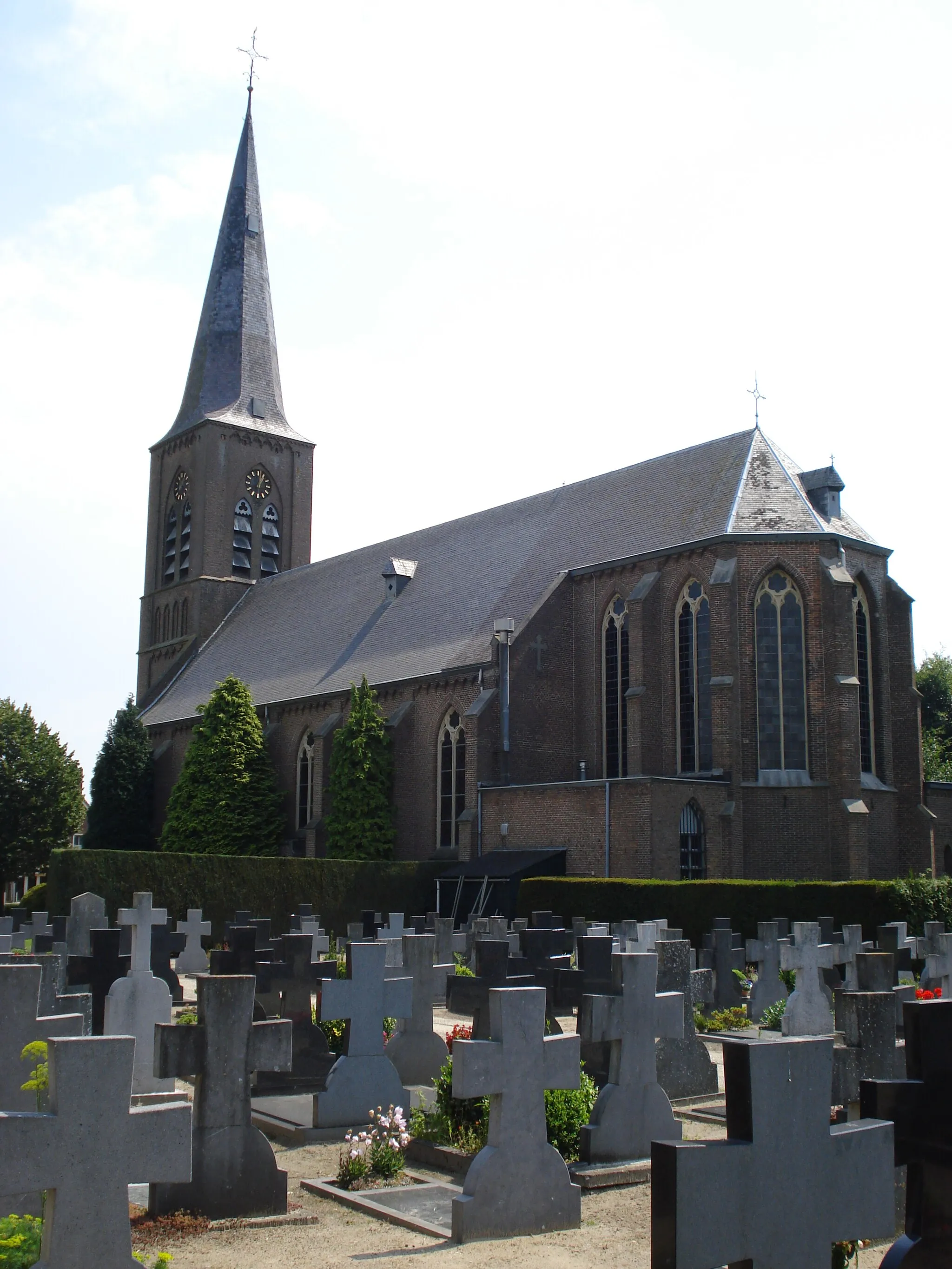 Photo showing: Zijtaart (N-Br, NL) church and cemetery
