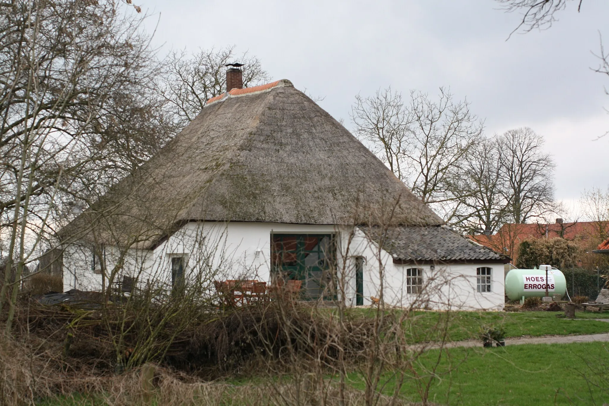 Photo showing: Listed house (Stüvenest 15) in Kranenburg-Mehr (North Rhine-Westphalia), Germany