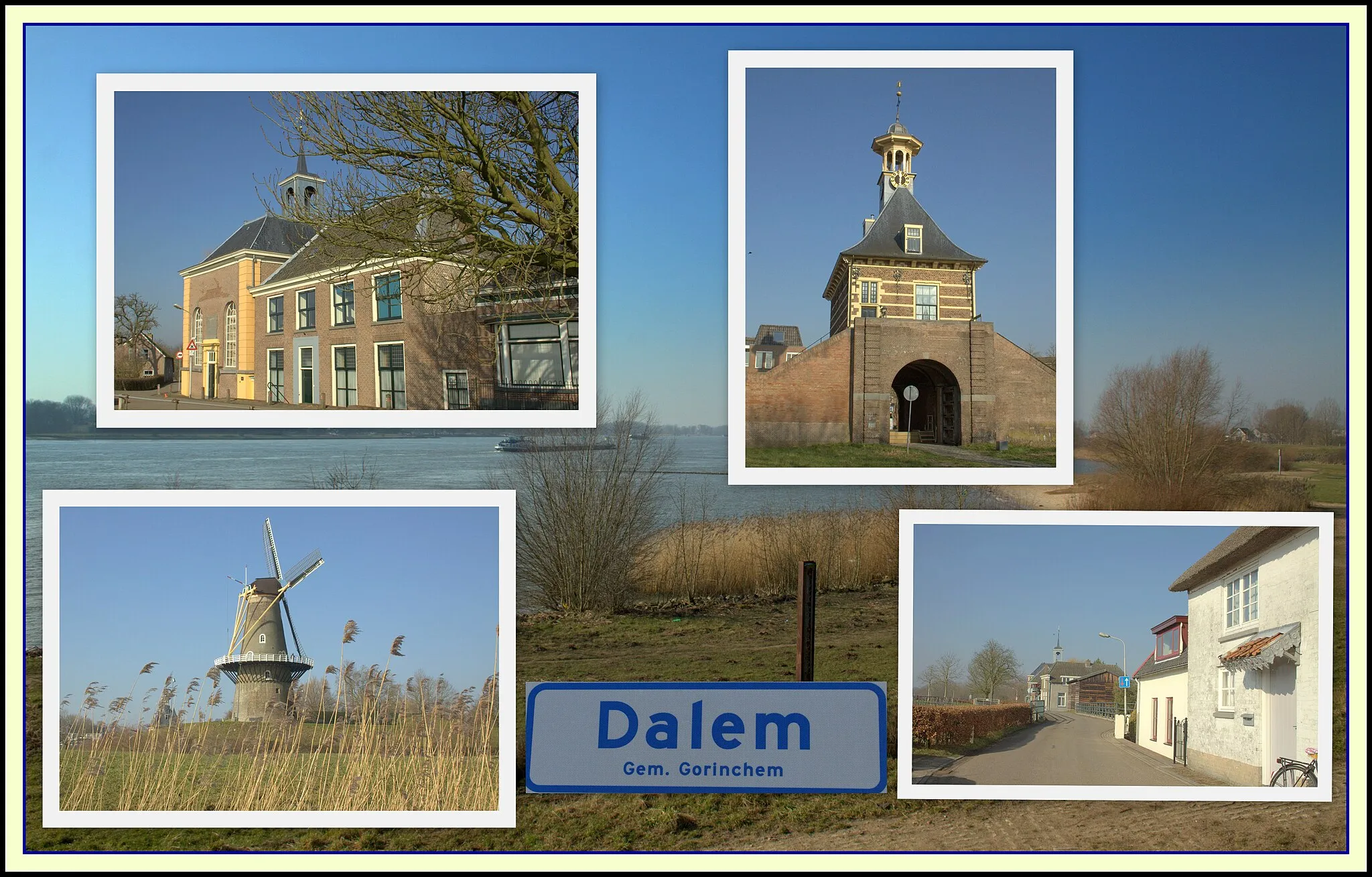 Photo showing: Dalem een dorp in en vlakbij de Gemeente Gorinchem in de Provincie Zuid-Holland. op de plaats waar de Boven-Merwede overgaat in de Waal