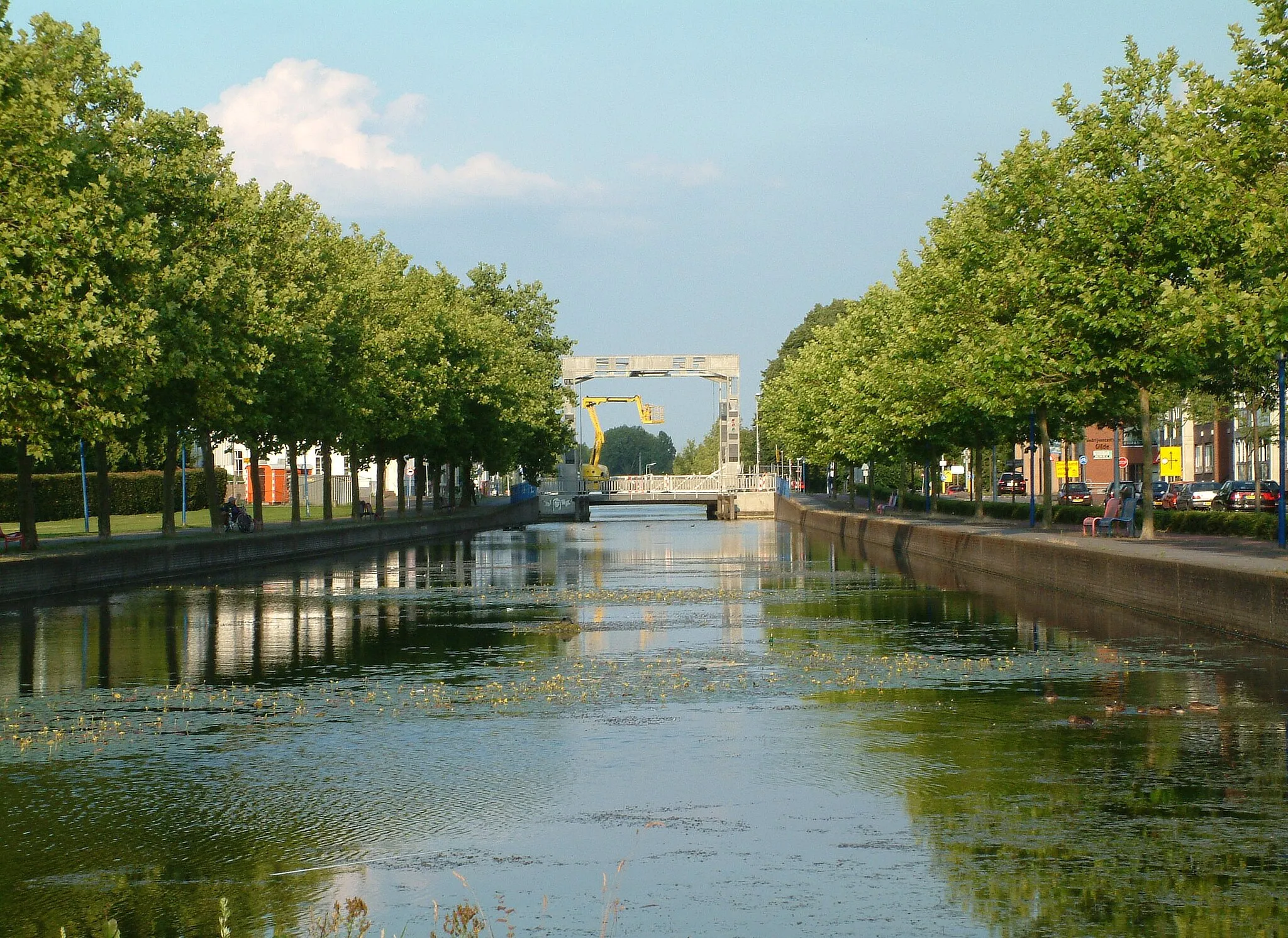 Photo showing: Eindhovens Kanaal met de Hefbrug