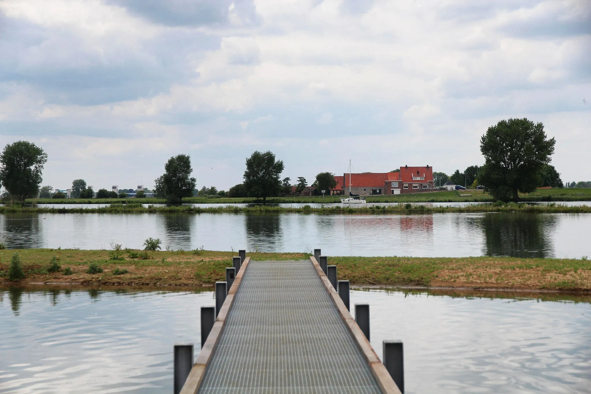 Photo showing: Natuurgebied Hemelrijkse Waard nabij Oijen, Noord-Brabant in de uiterwaarden en voormalige zijarm van rivier de Maas