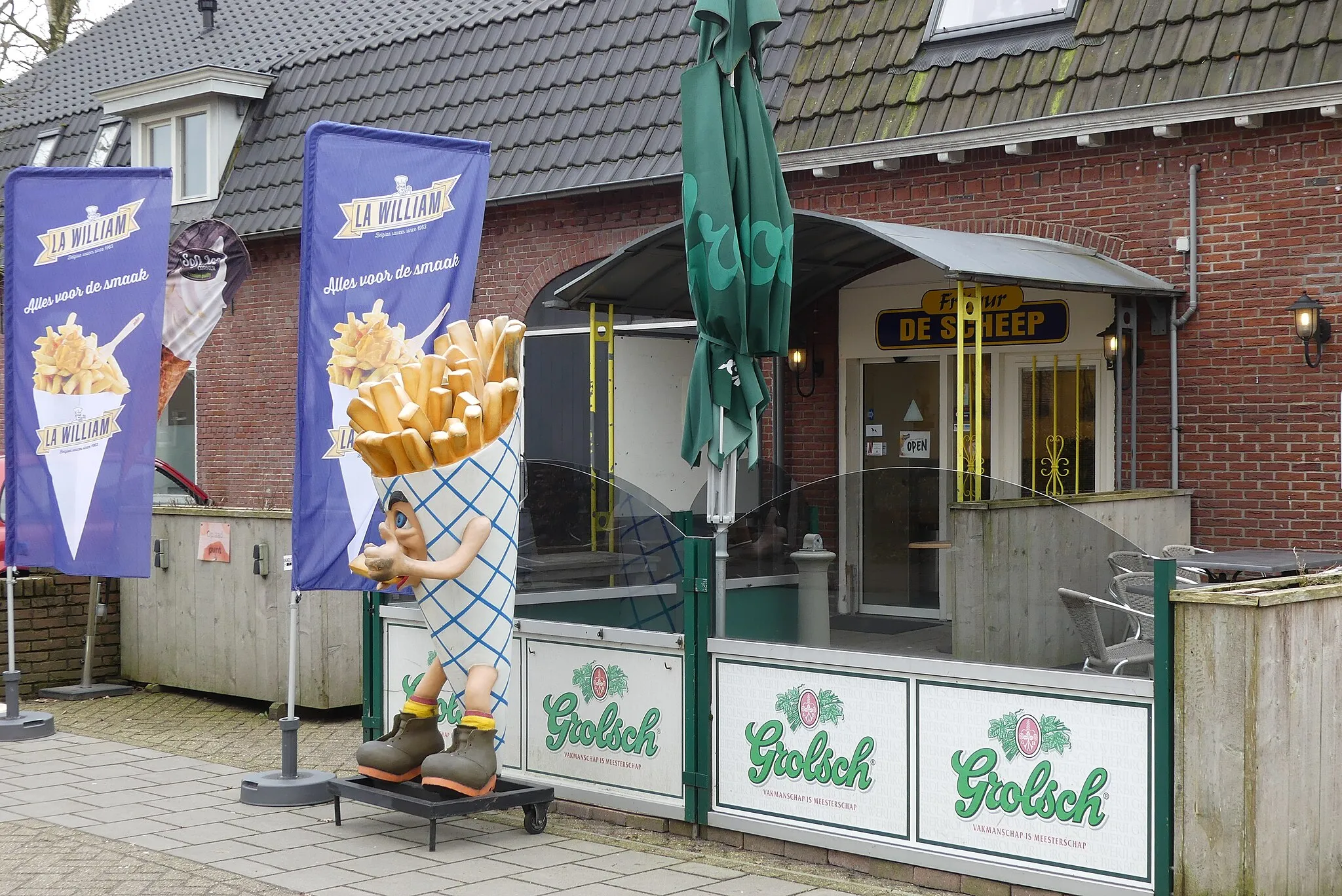 Photo showing: Zicht op Cafetaria De Scheep in Sterksel