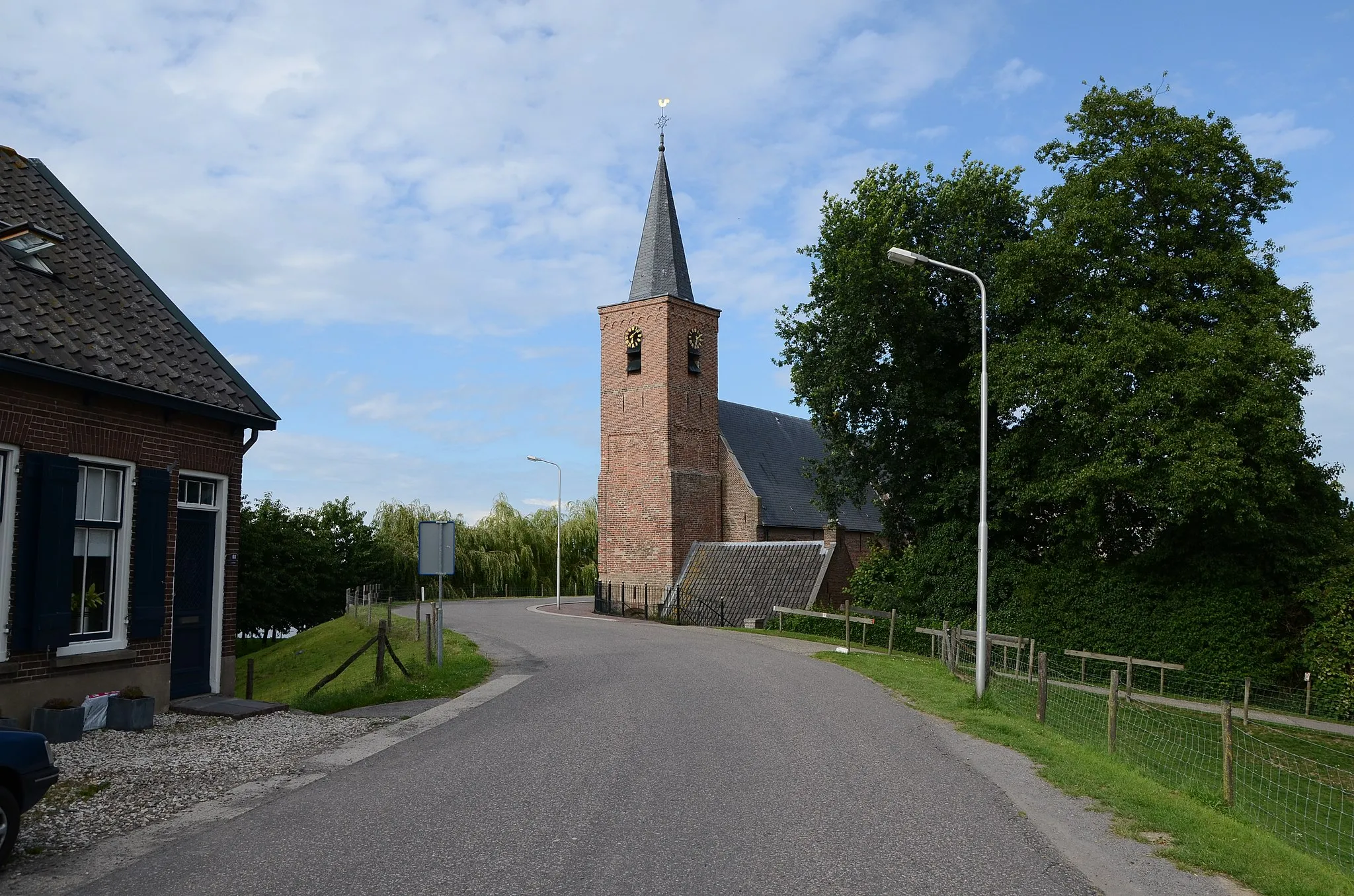 Photo showing: Zicht op een deel van de Nederlands Hervormde Kerk (Tienhoven aan de Lek) in Tienhoven aan de Lek