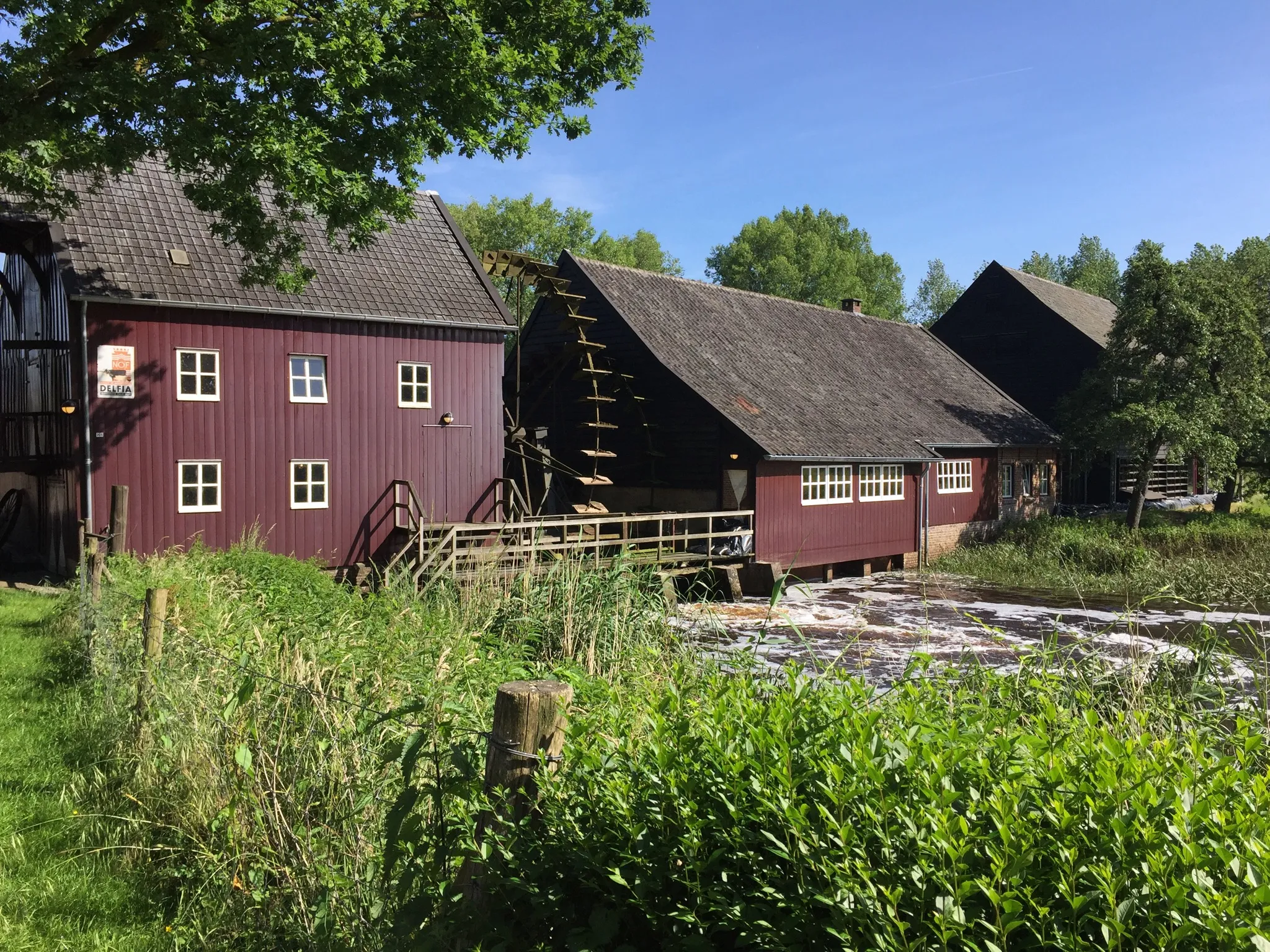 Photo showing: De watermolen van Opwetten