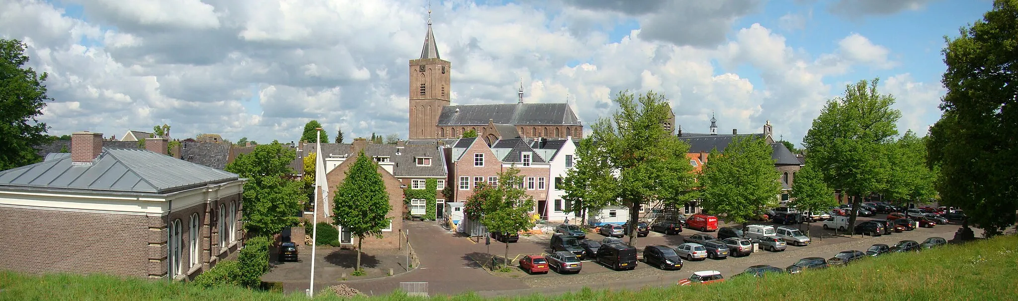 Photo showing: panoramic view on Naarden, Netherlands