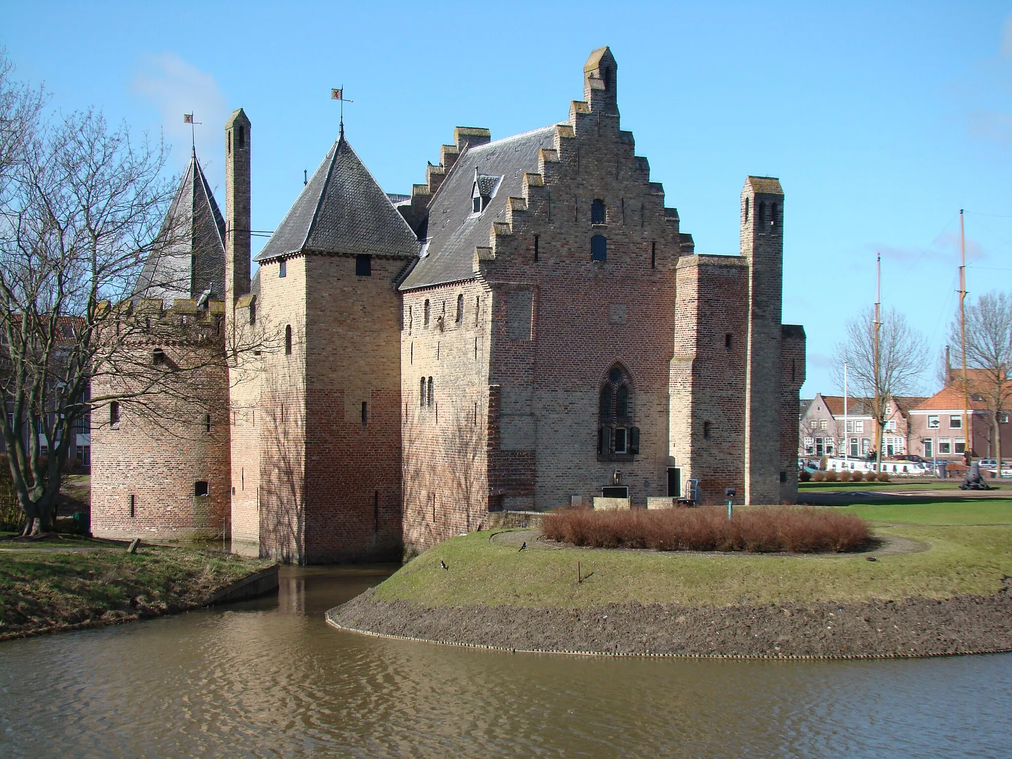 Photo showing: Castle Radboud at Medemblik Netherlands